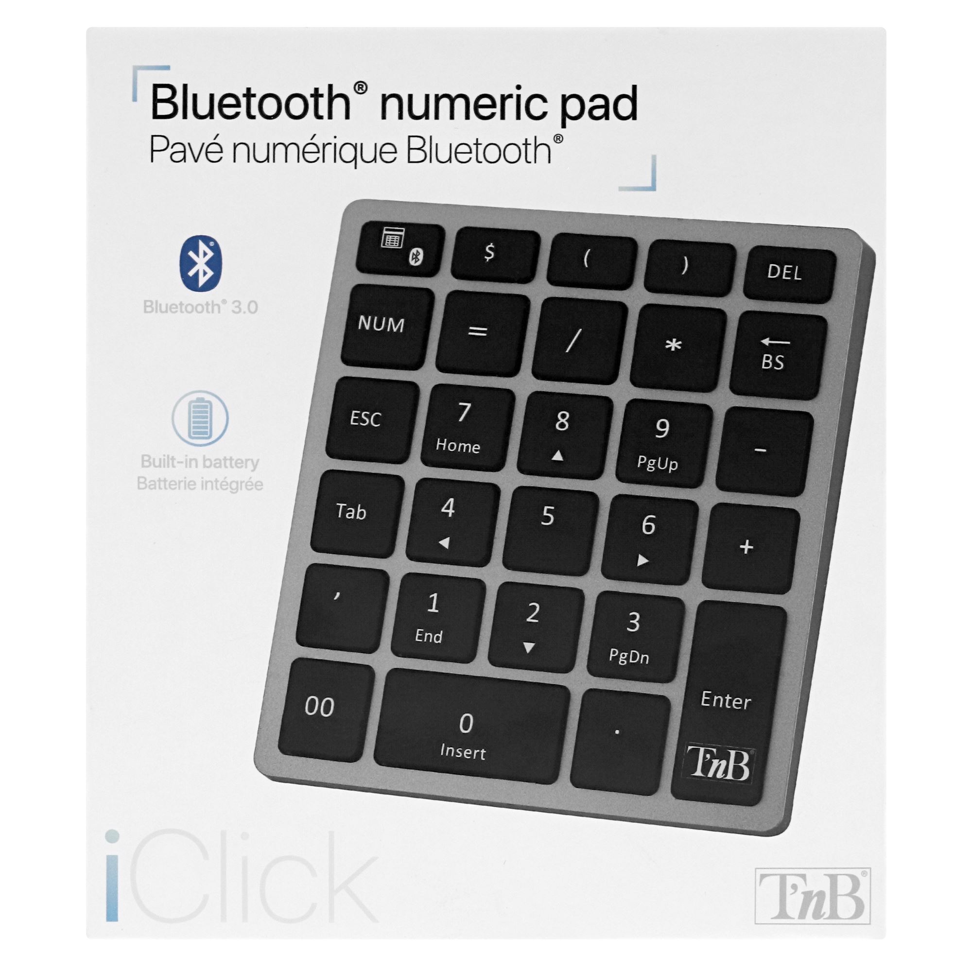 Pavé numérique Bluetooth rechargeable iClick6