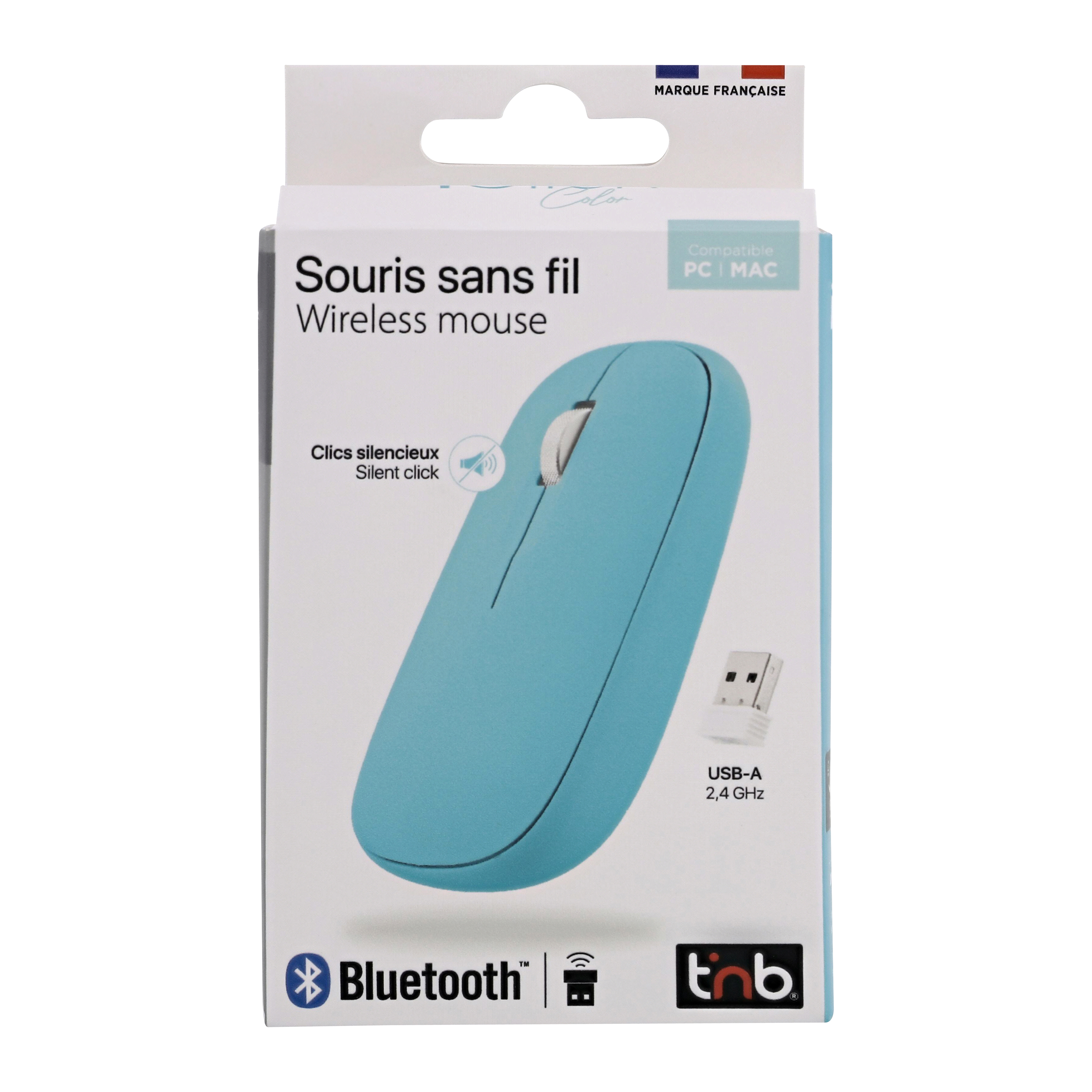 Souris colorée DUAL CONNECT bleue3