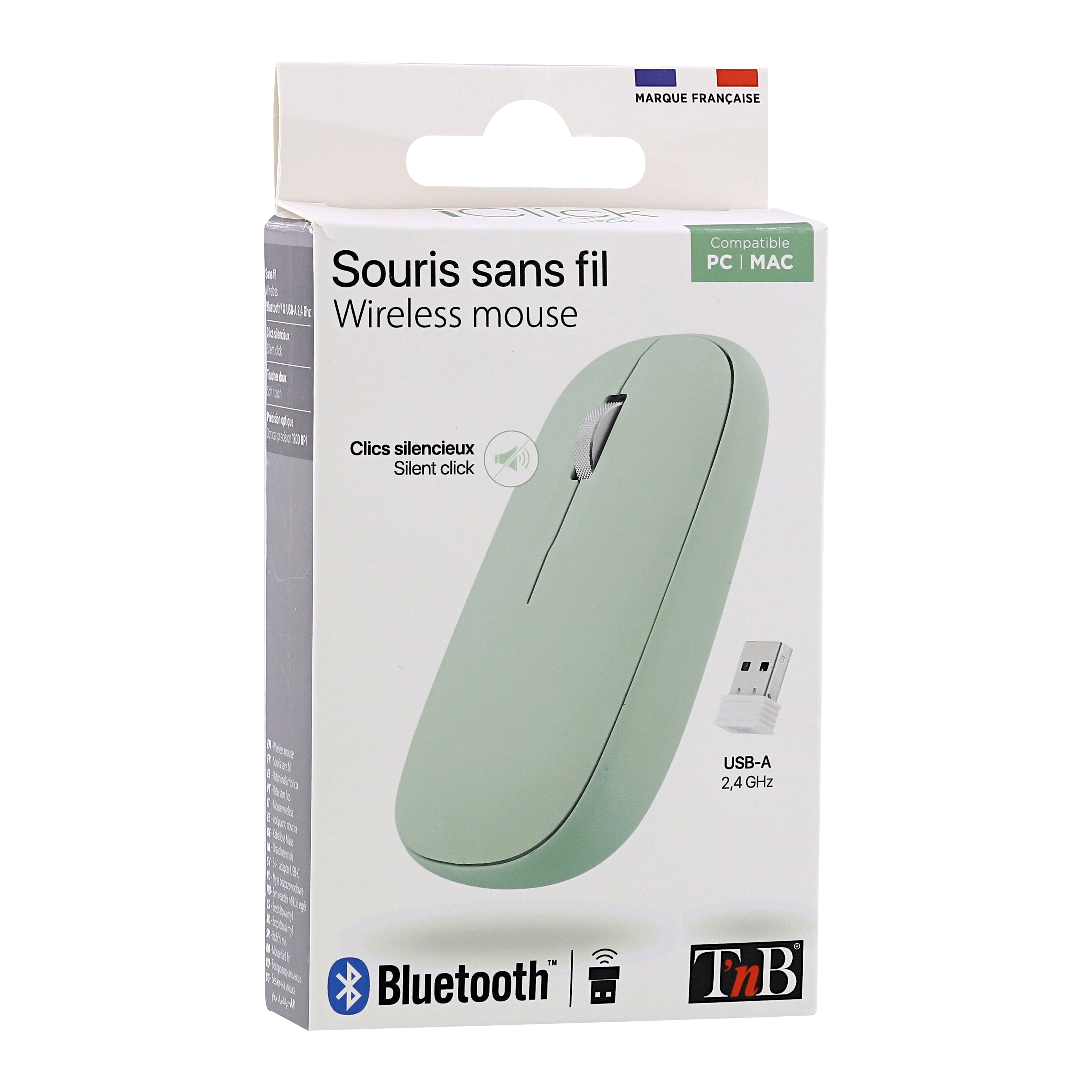 Souris iClick color DUAL CONNECT verte4