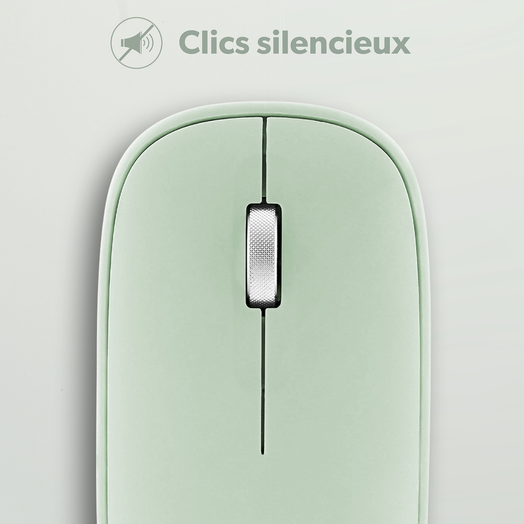 Souris iClick color DUAL CONNECT verte6
