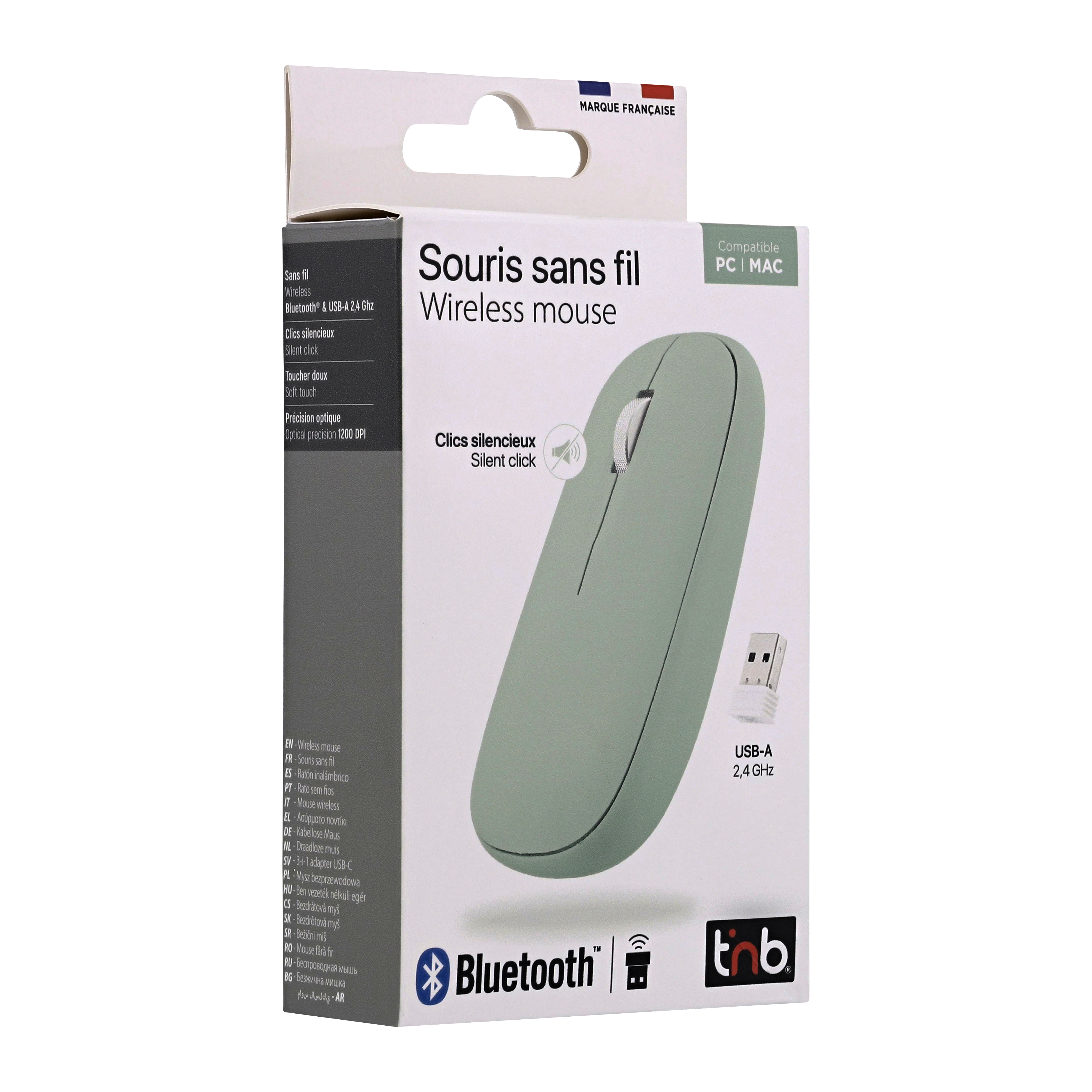 Souris iClick color DUAL CONNECT verte4