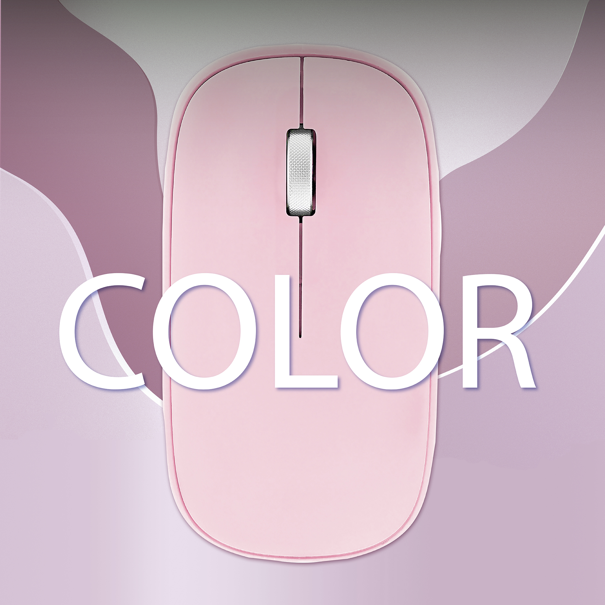 iClick color DUAL CONNECT mouse pink3