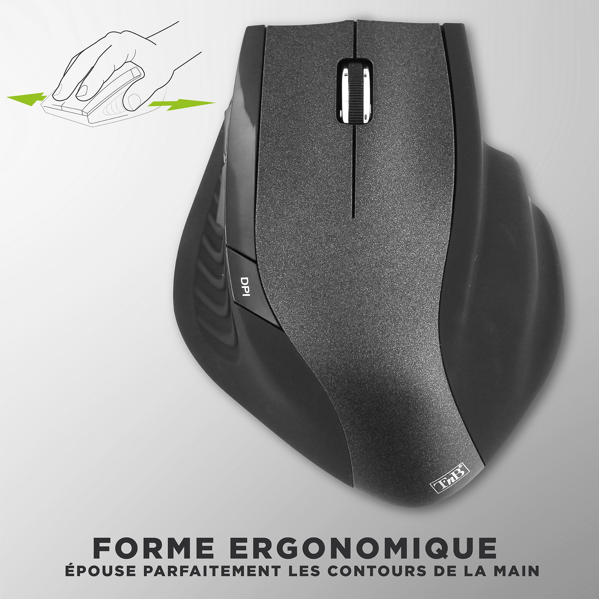 Souris sans fil ergonomique4
