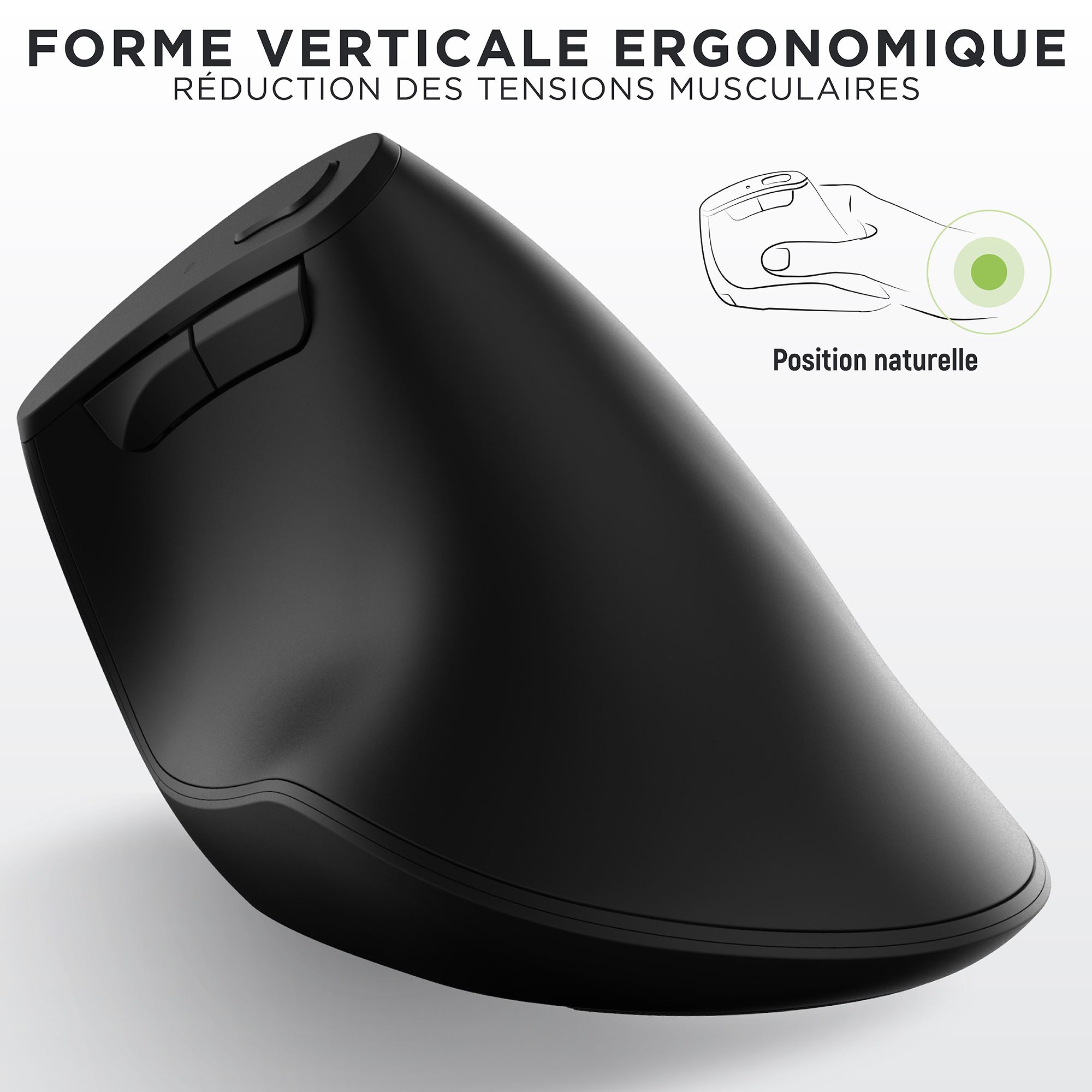ERGO INFINITE Vertical Rechargeable Wireless Mouse4