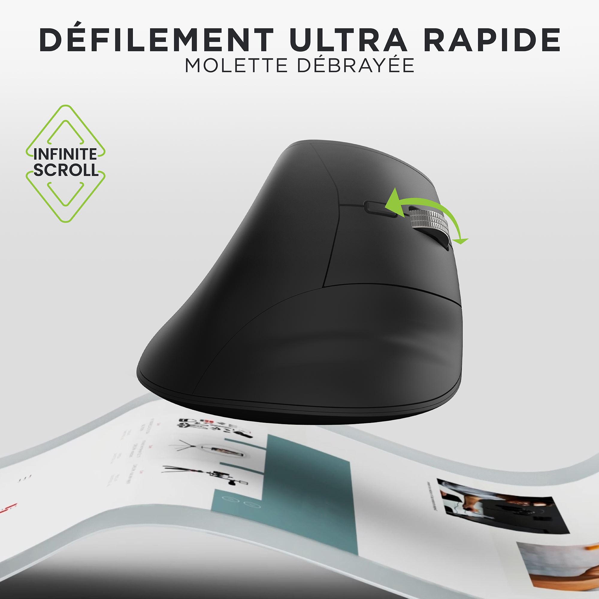ERGO INFINITE Vertical Rechargeable Wireless Mouse6