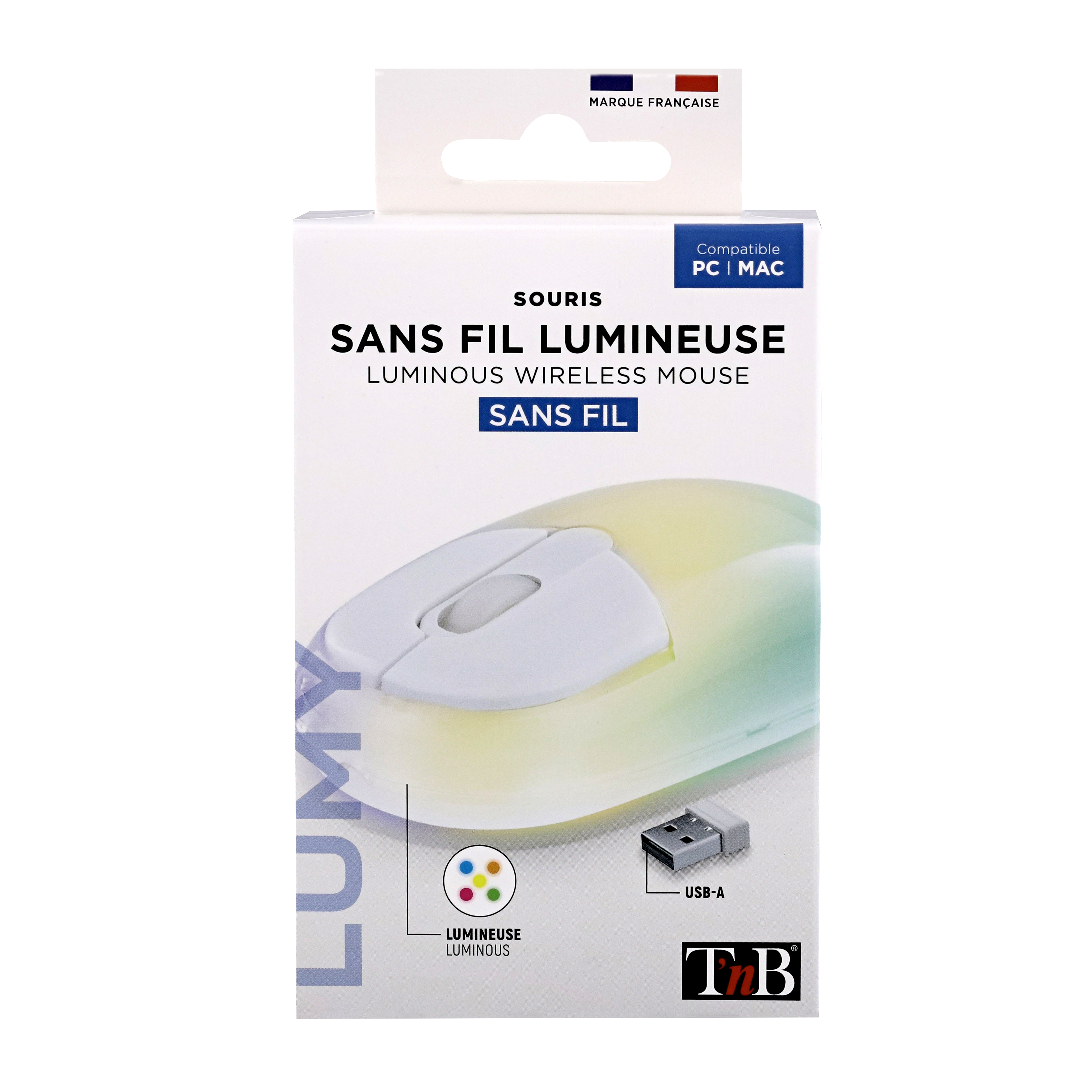 Souris sans fil lumineuse LUMY6