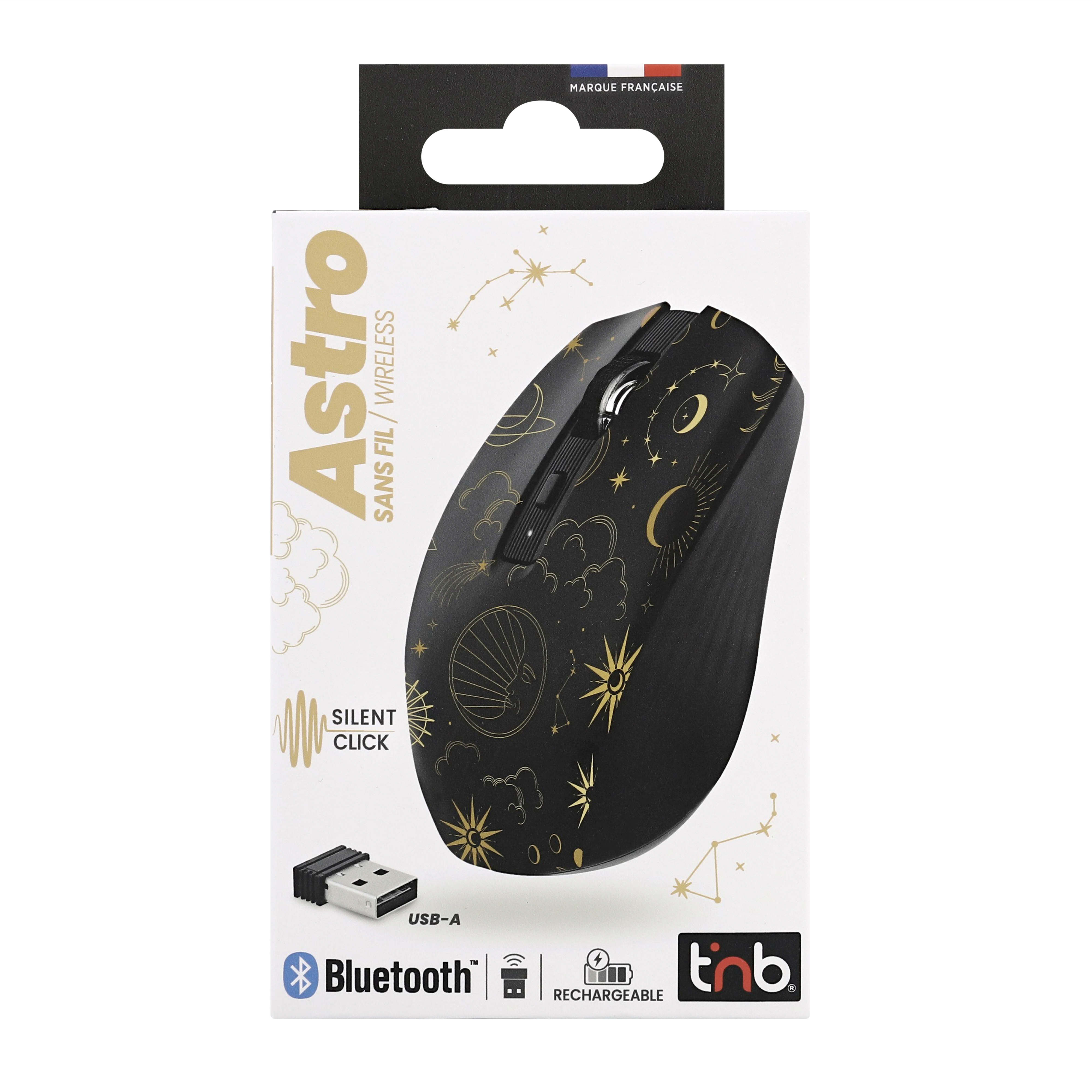 Ratón inalámbrico Bluetooth recargable - ASTRO EXCLUSIV4