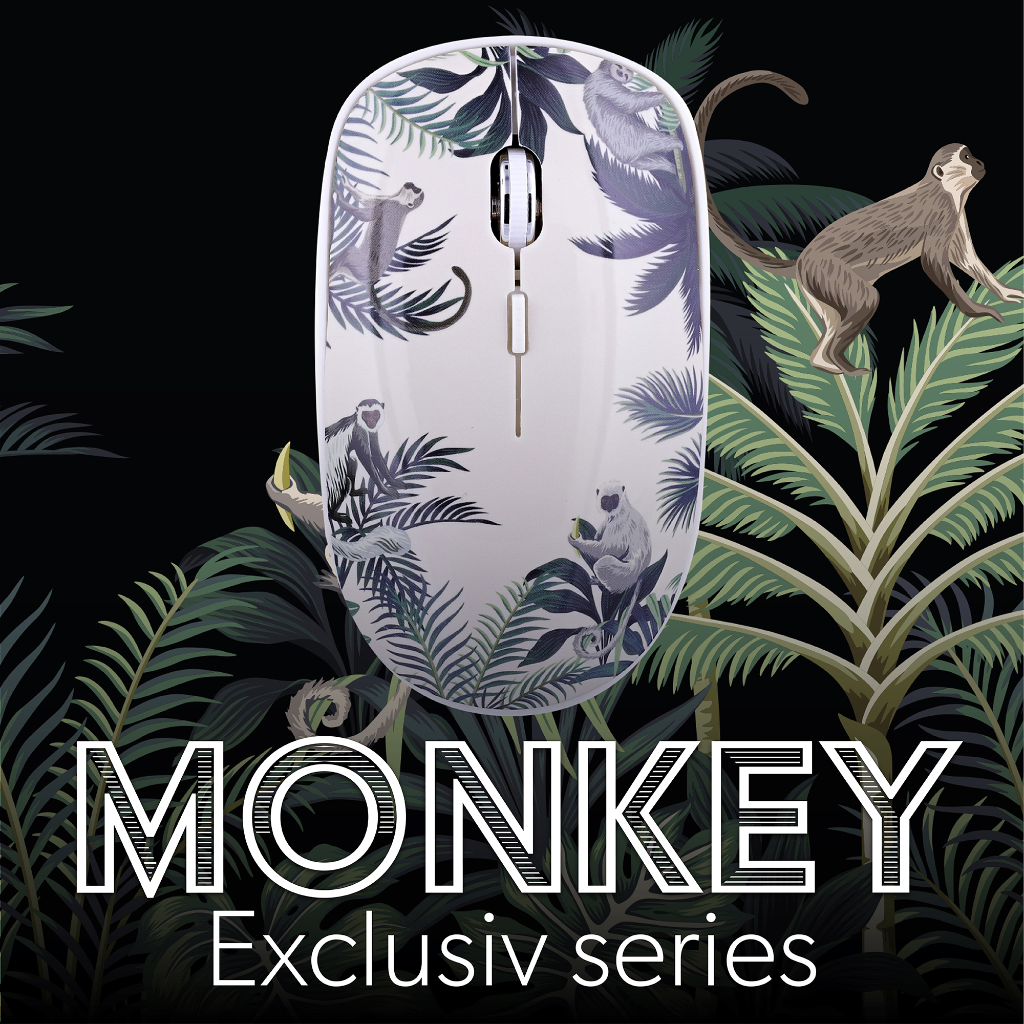 Ratón inalámbrico MONKEY EXCLUSIV3