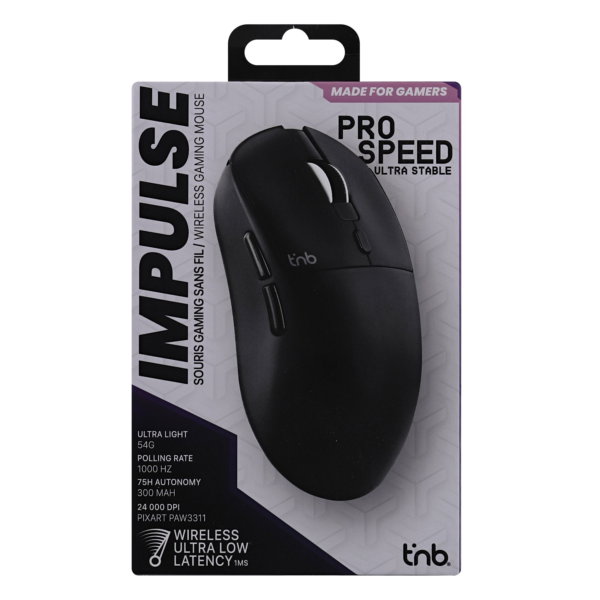 ELYTE - Souris gaming sans fil ultra précise - Technologie NEARLINK6