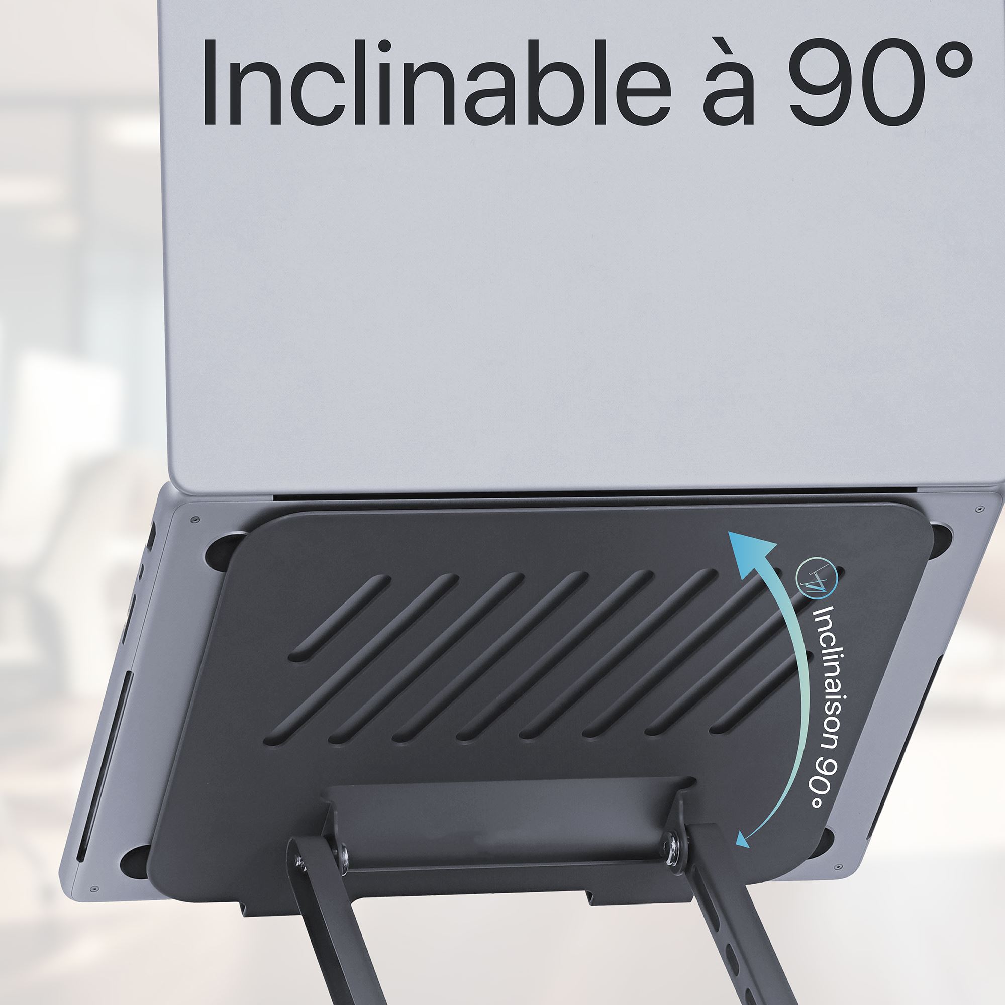 Support notebook rotatif 360° en métal - iClick4