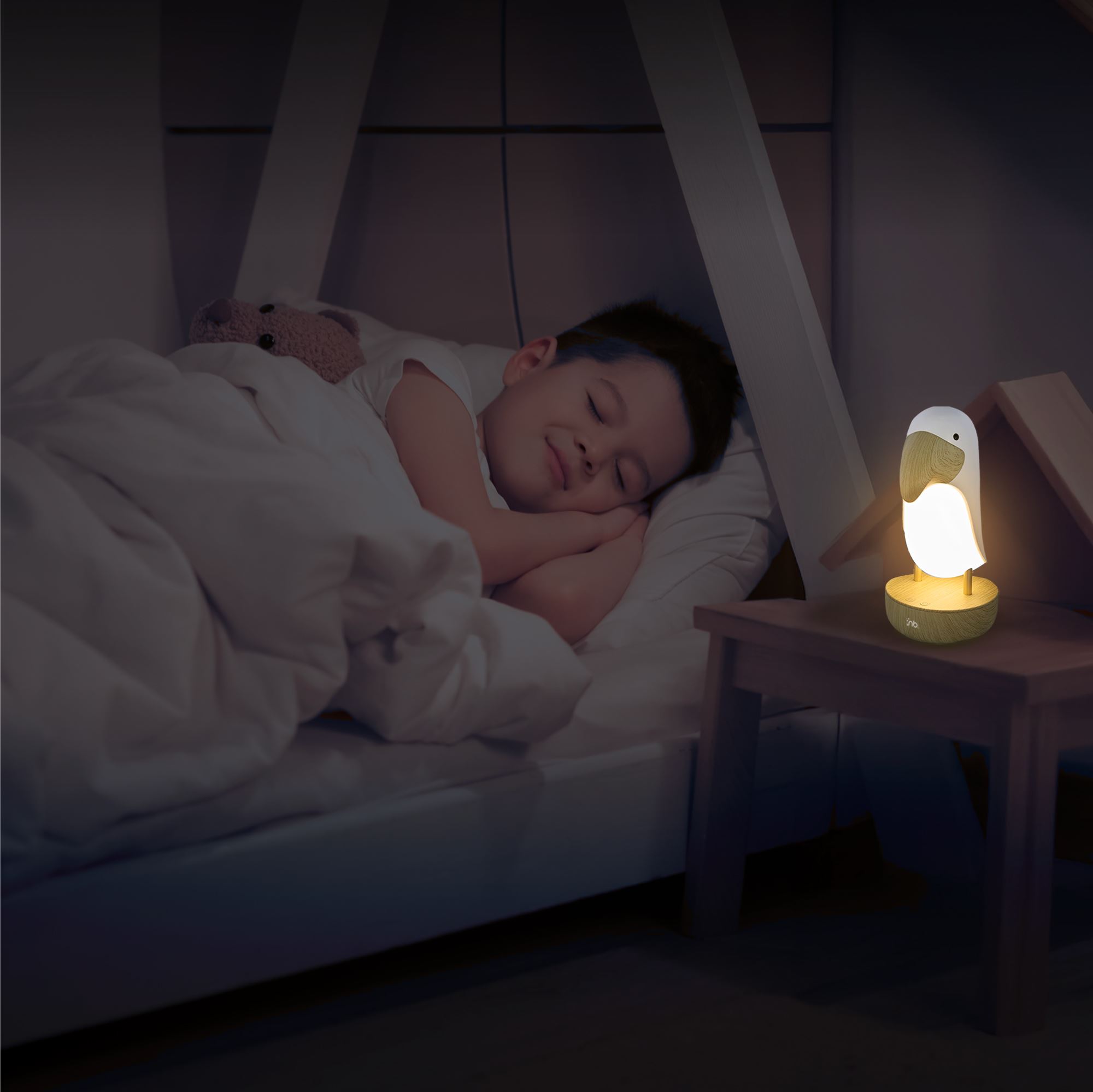 Toucan Night Light - White Noise3