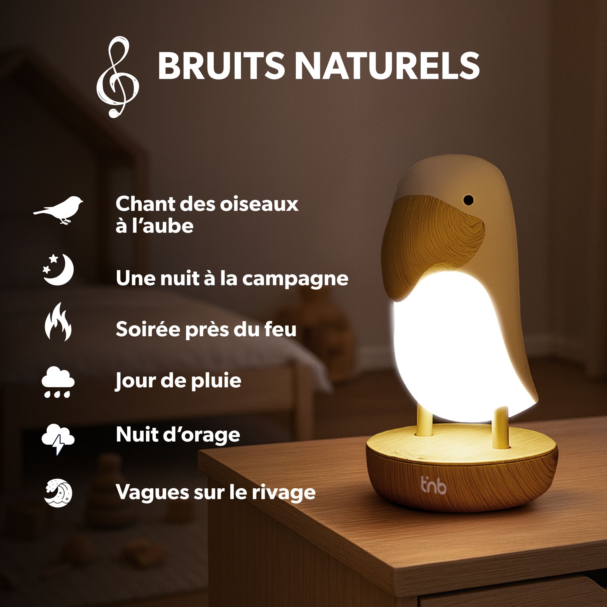 Luz nocturna de tucán - Ruido blanco5