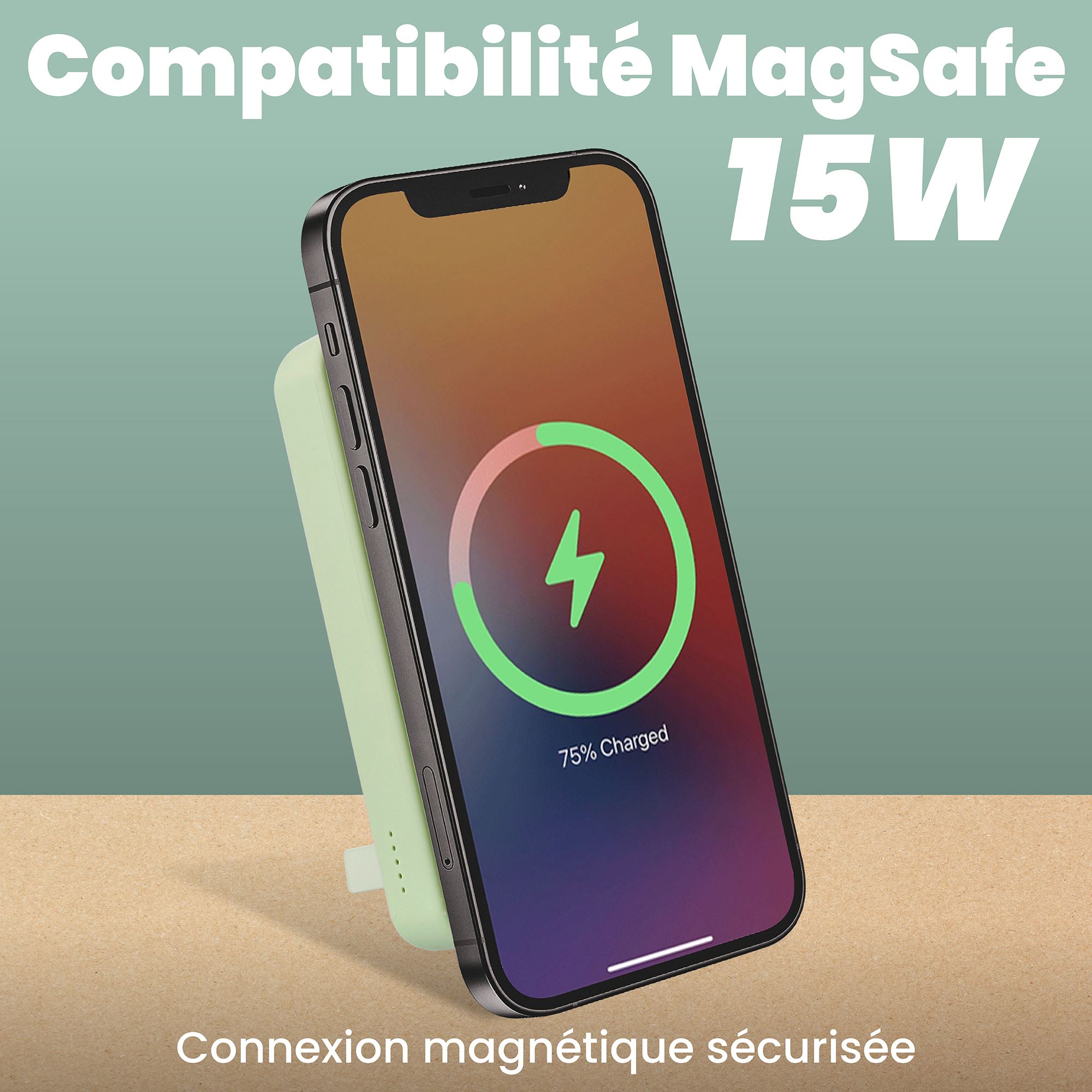 Batterie de secours 10 000 mAh MagSafe3