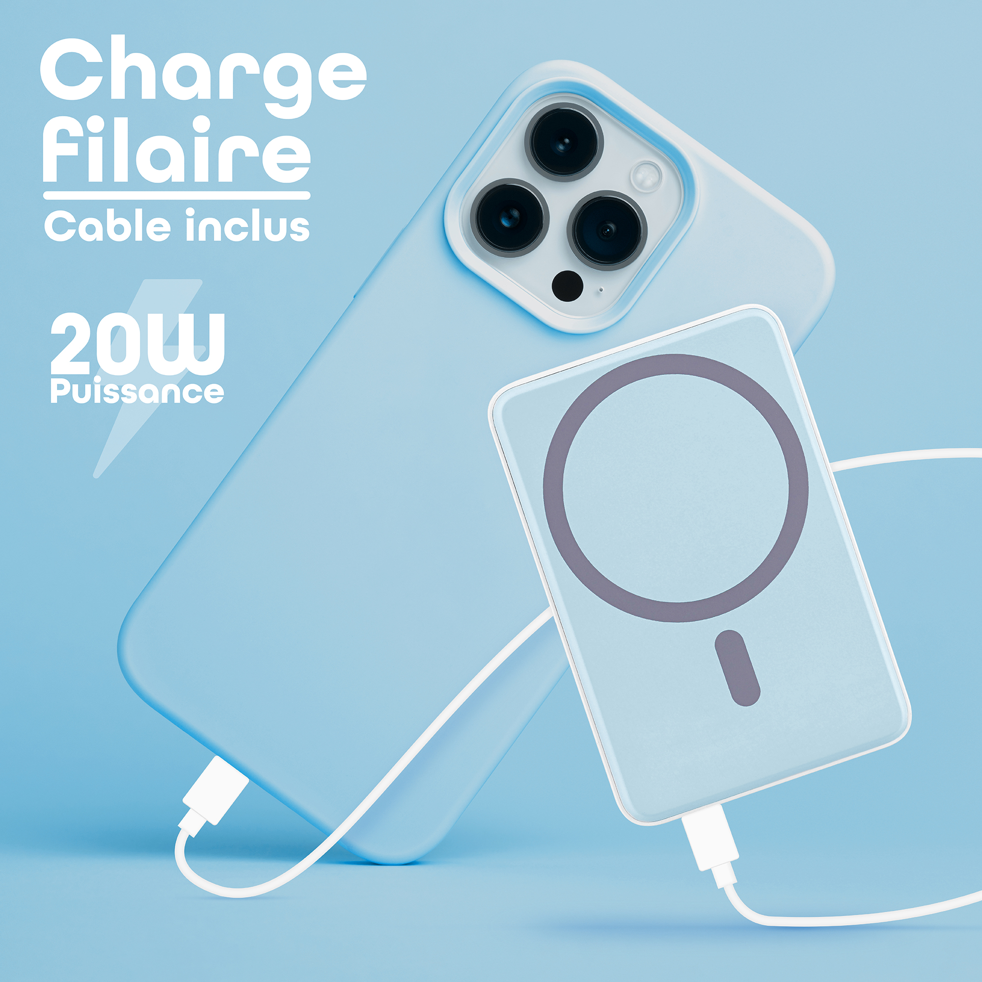 Banco de energía de 5000 mAh compatible con MagSafe6