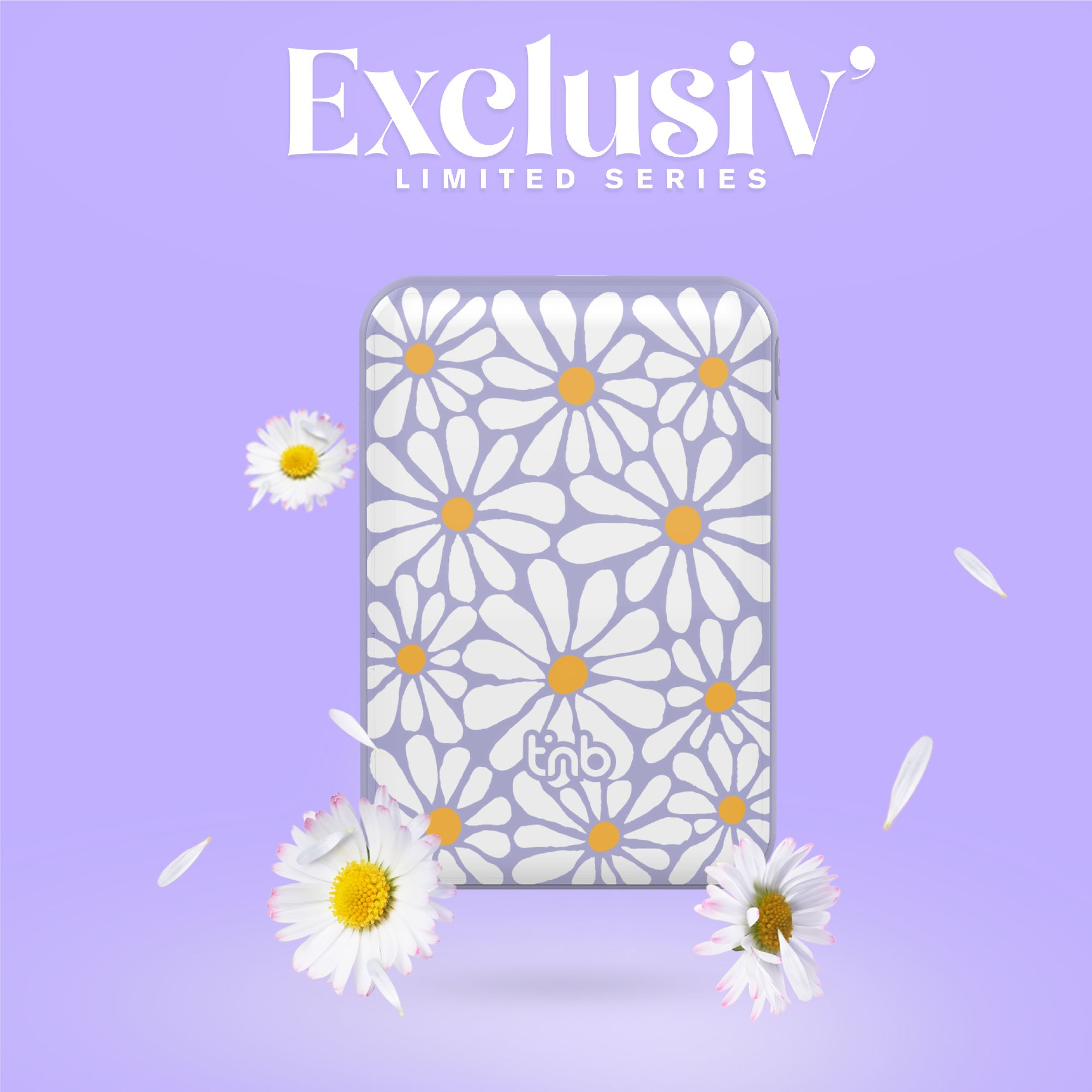 Batterie de secours 5000mAh compatible MagSafe - FLOWER EXCLUSIV3