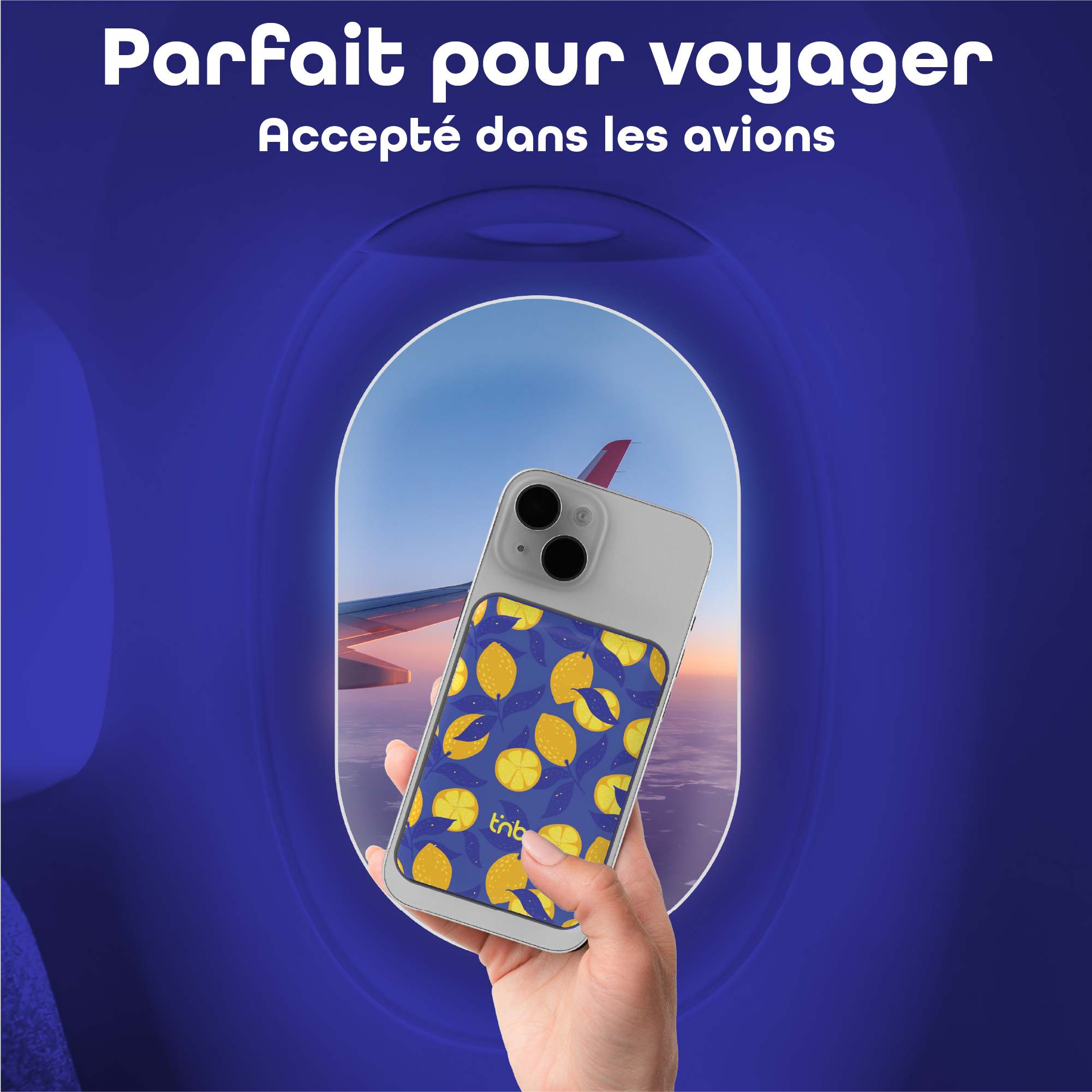 Batterie de secours 5000mAh compatible MagSafe - LEMON EXCLUSIV6