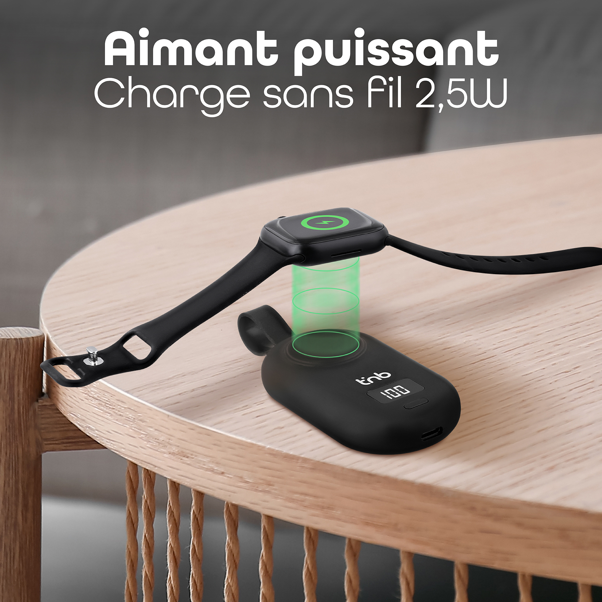 Banco de energía de 2500 mAh para Apple Watch3