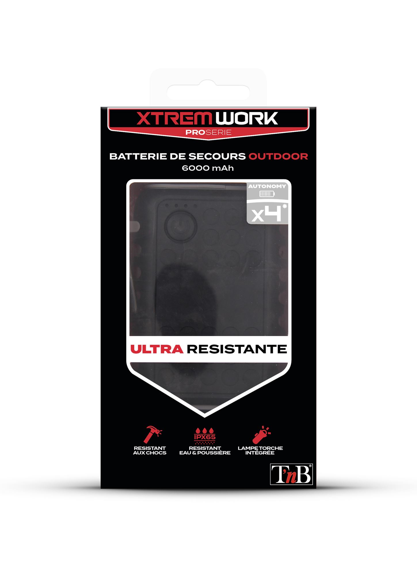 1XUSB-A 6000mAh 10W XTREMWORK Backup Battery5