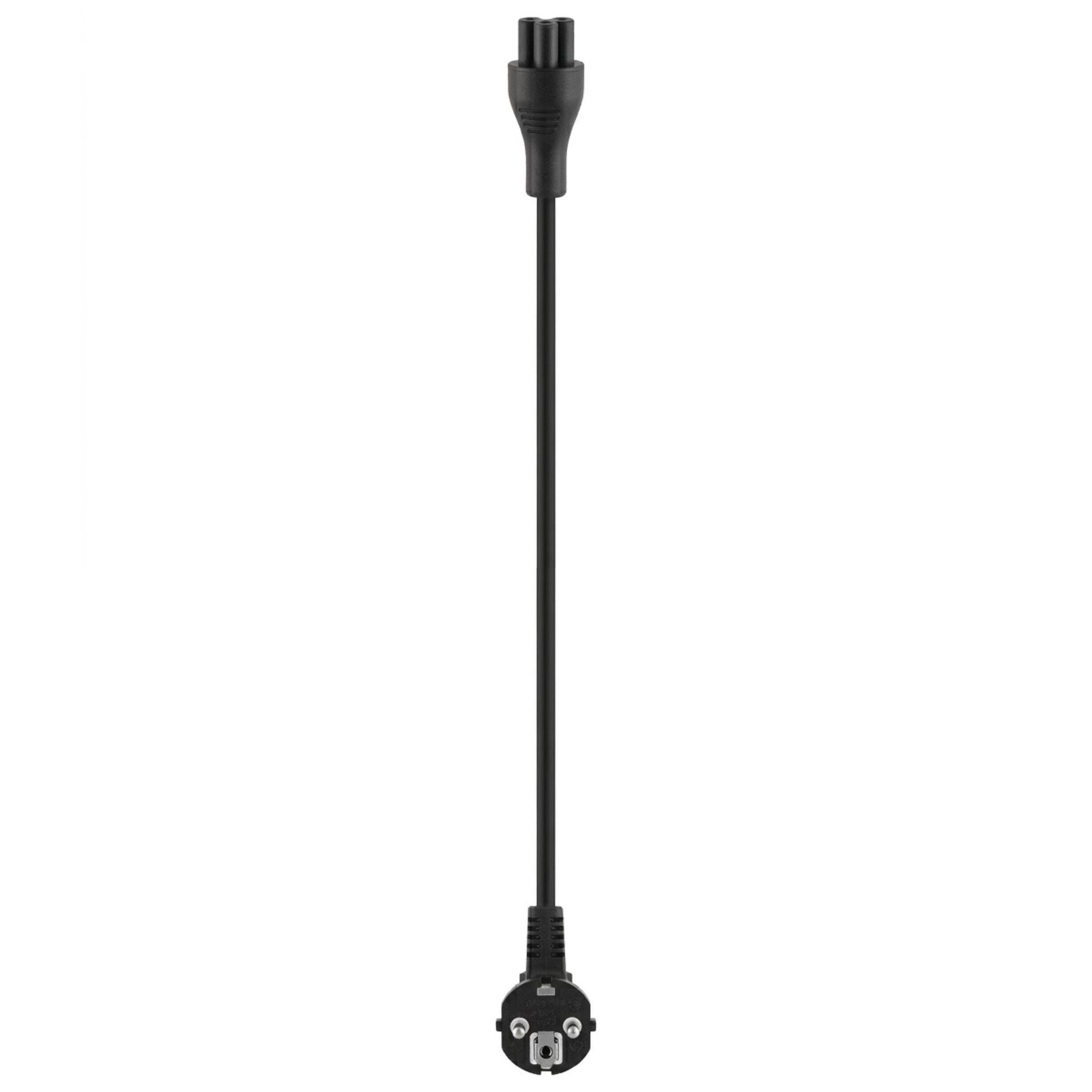 Power cable C5 female / Schuko angled male 2.5 m2