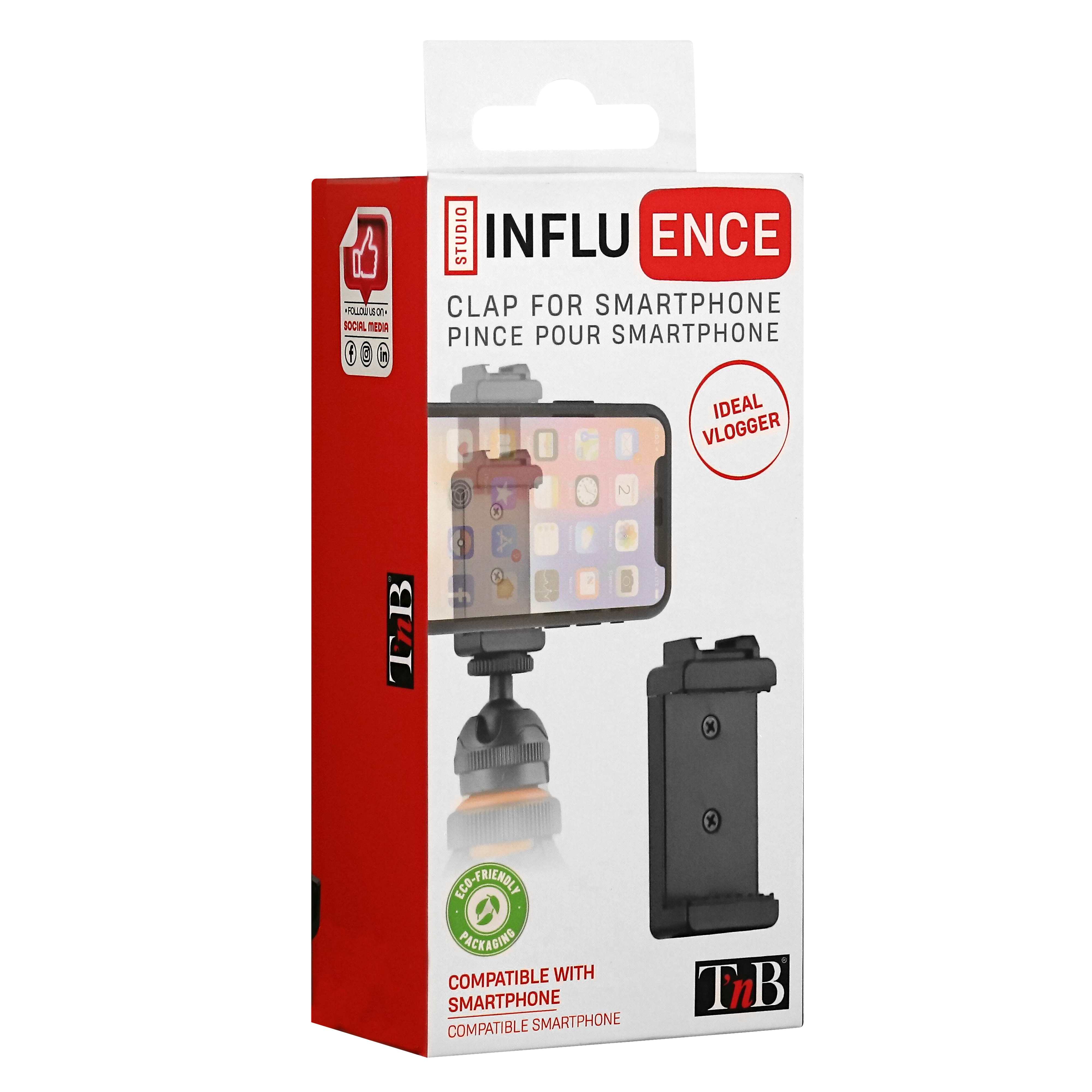 Smartphone holder for tripod - INFLUENCE2