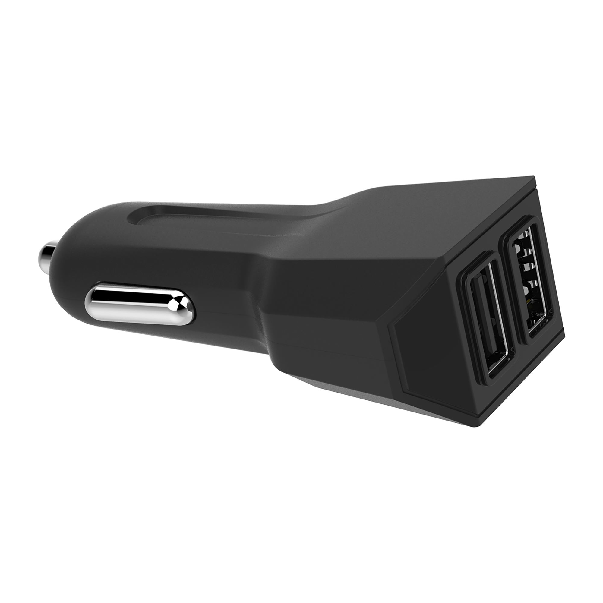 3 in 1 Car Pack 2XUSB-A 20W Cigarette Lighter Charger + Air Vent Mount + Micro USB Cable2