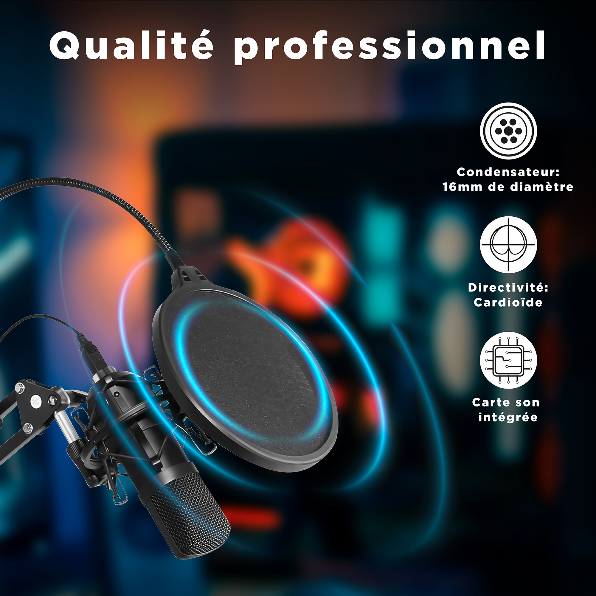Pack micro complet pour youtubers et streamers - INFLUENCE5