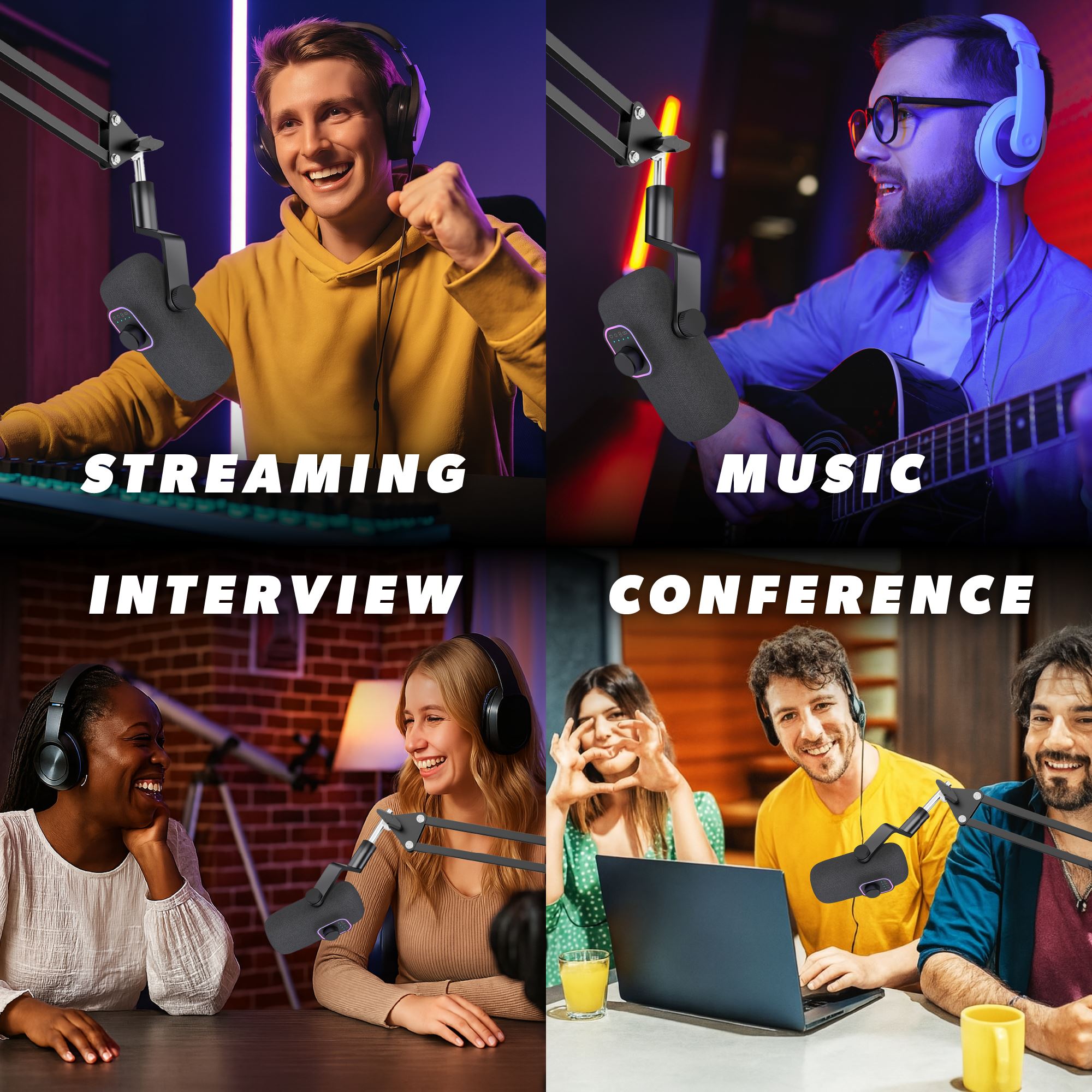 Pack microphone multi-directionnel qualité studio – INFLUENCE PRO5