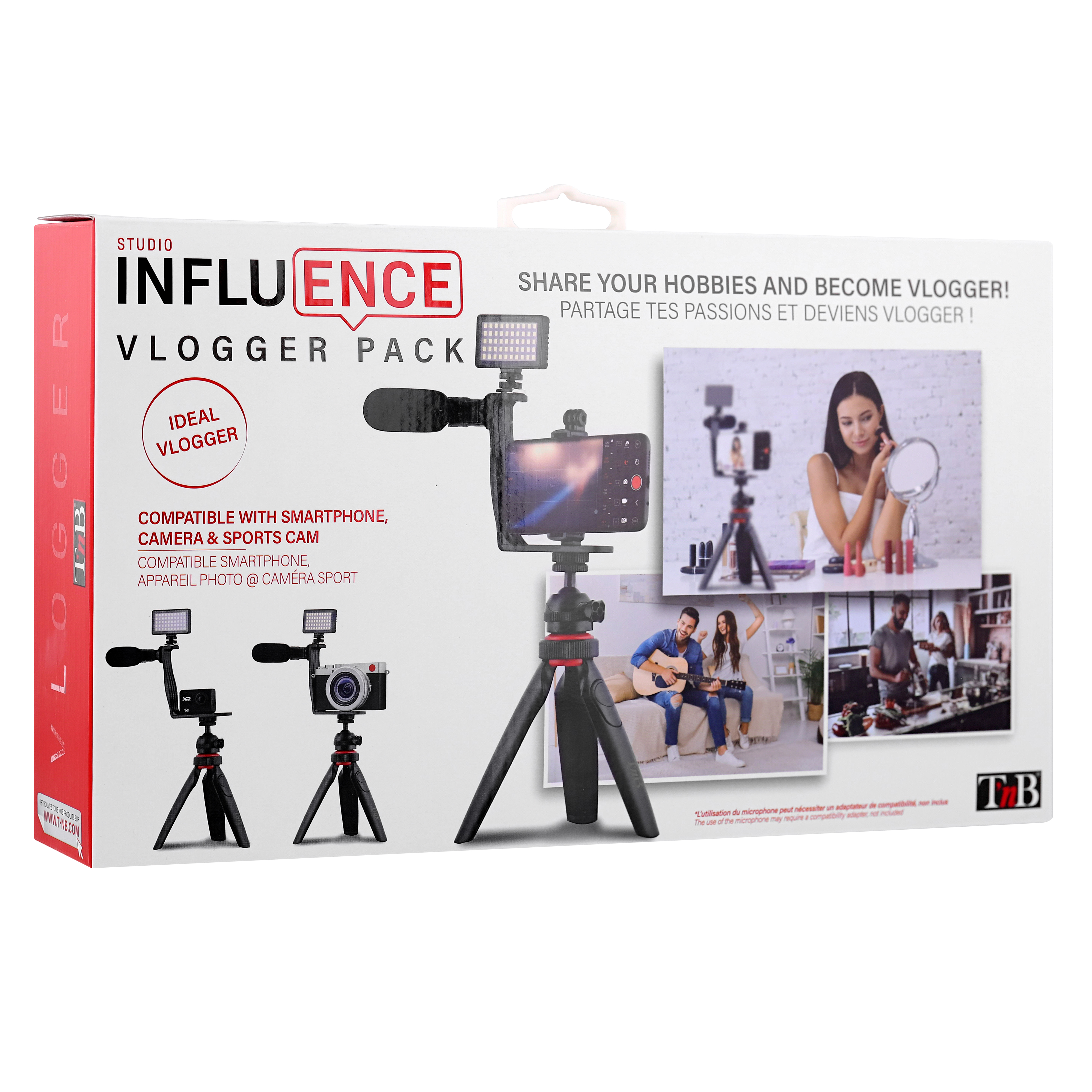 Pack Vlogger vidéo - INFLUENCE10