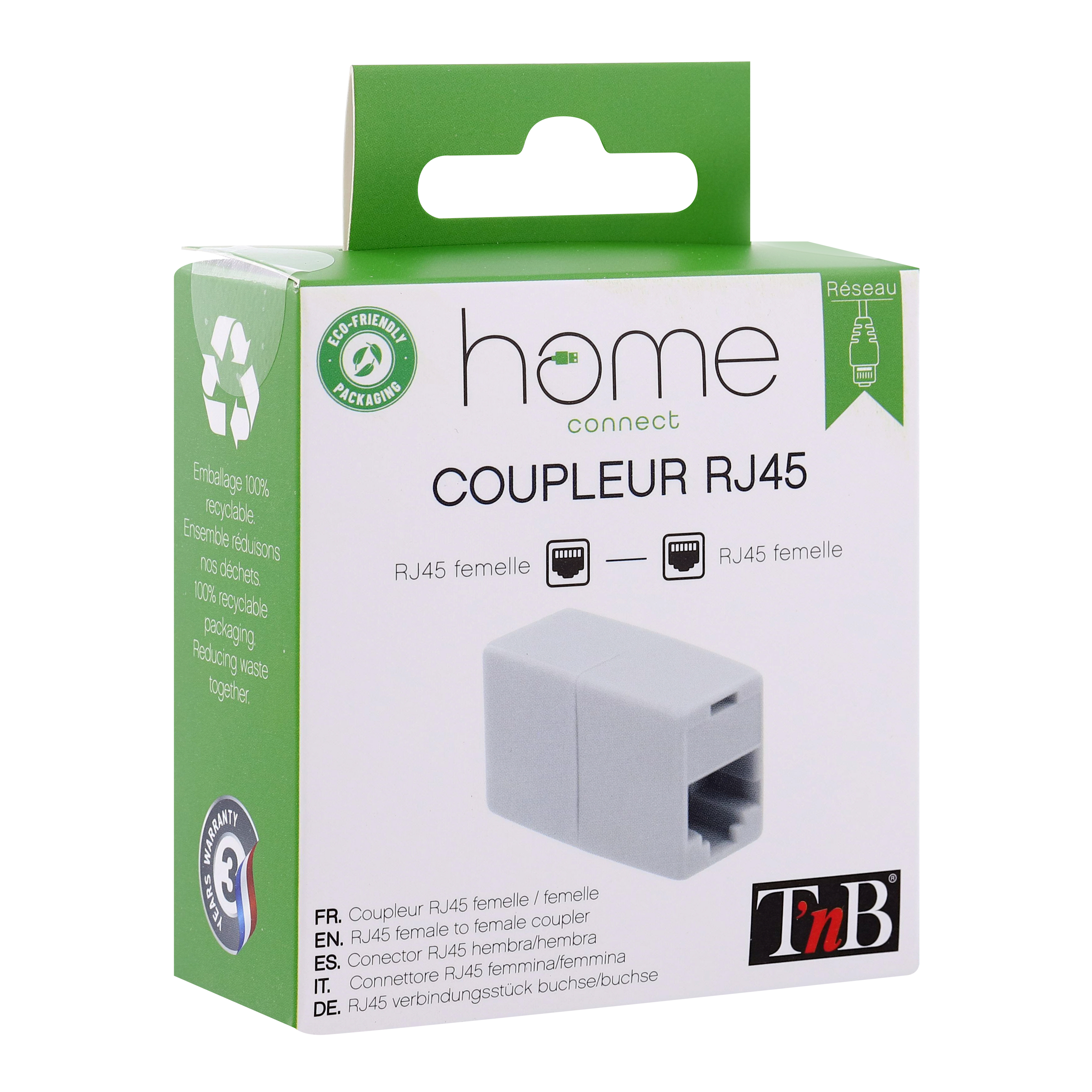 Adaptador RJ45 hembra / RJ45 hembra2