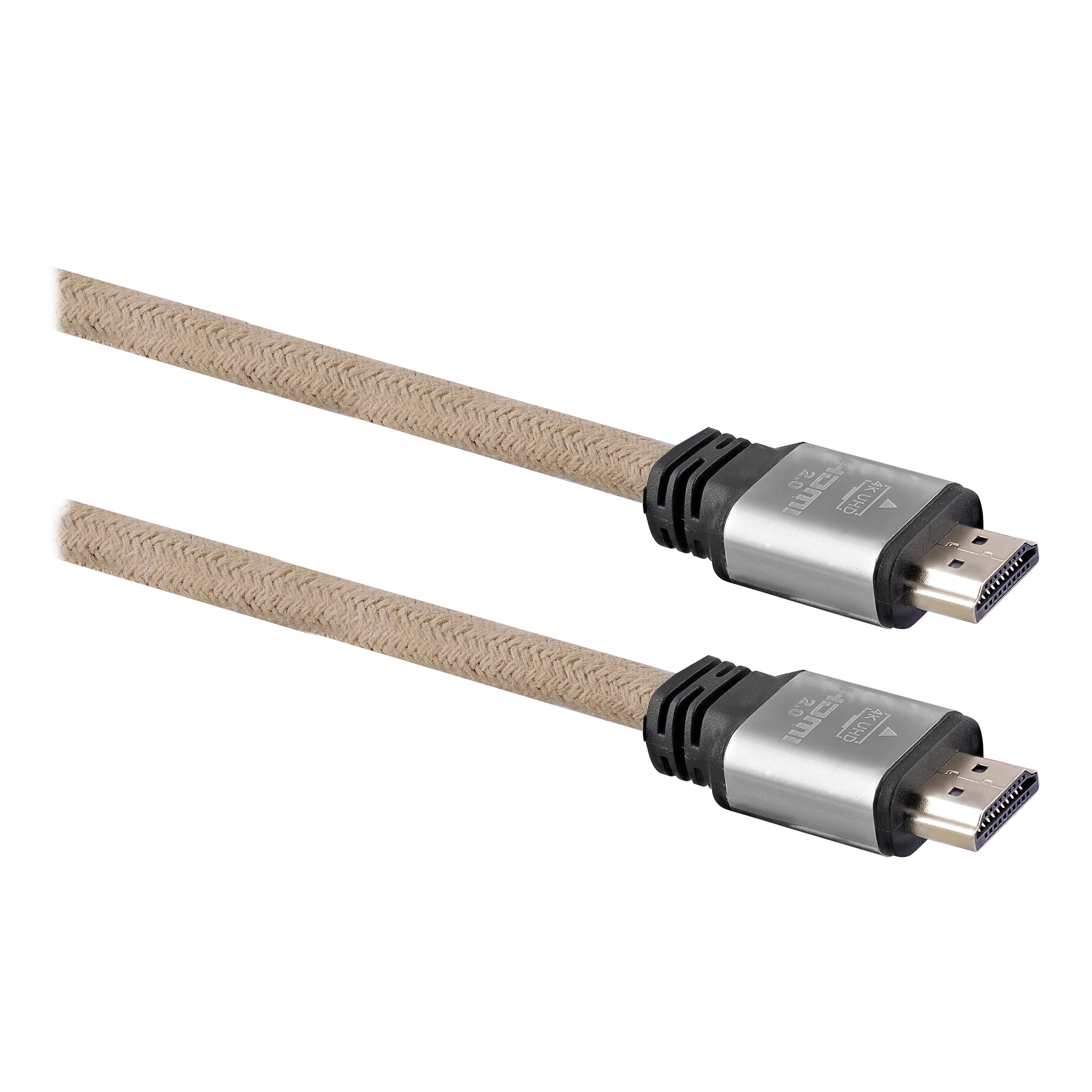 Cable HDMI macho / HDMI macho 4K CUERDA 2m2