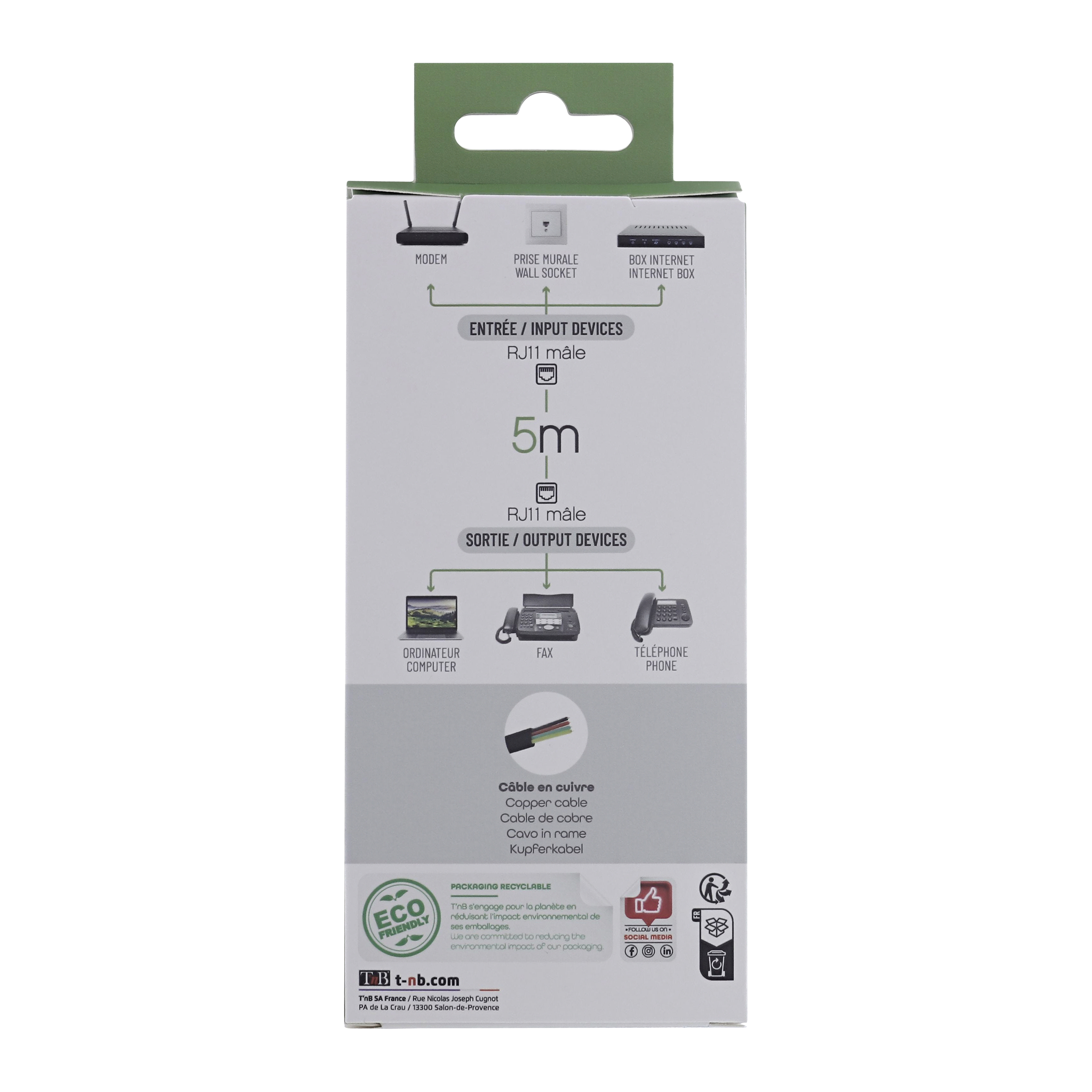 RJ11 cable 5m6