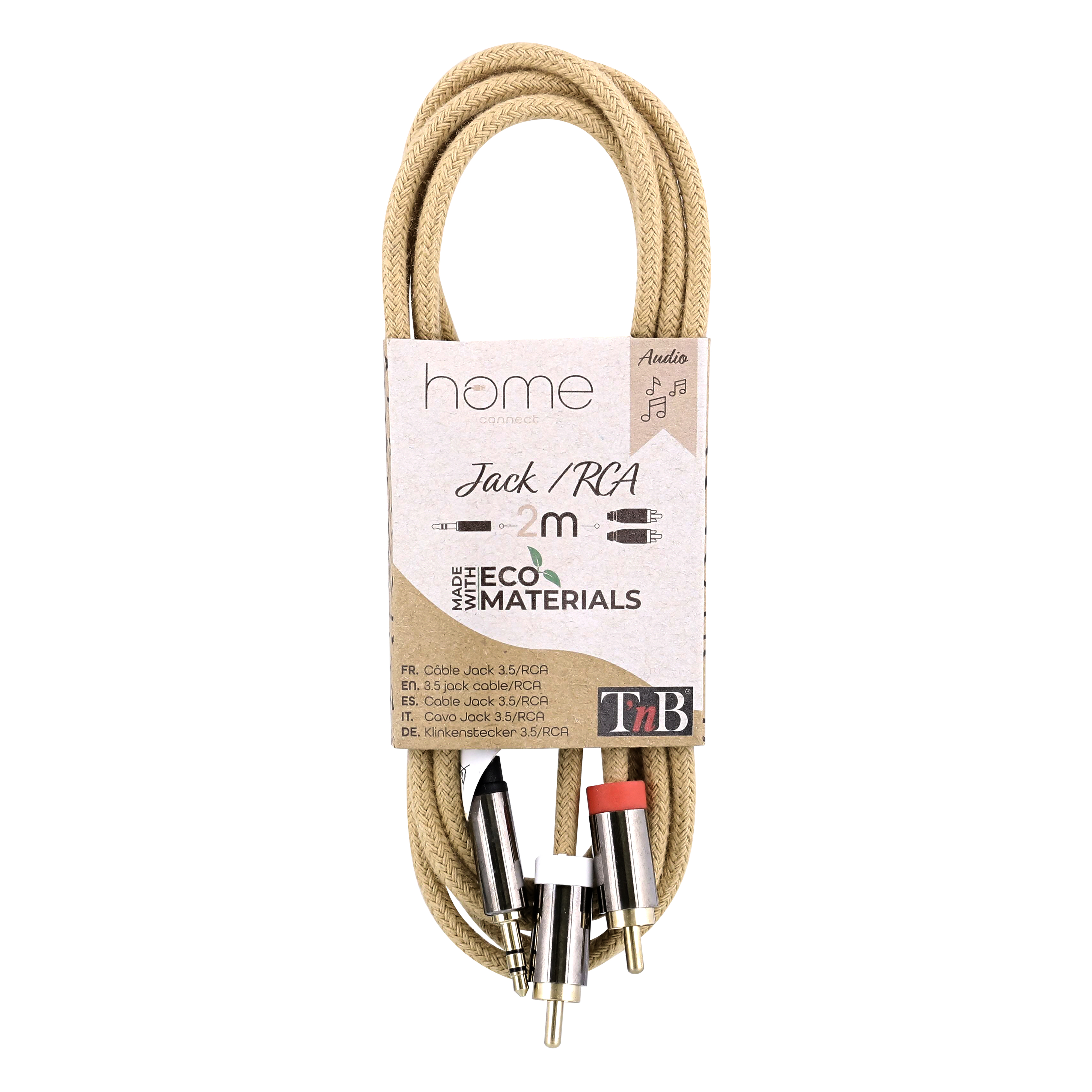 Câble jack 3,5mm mâle / 2 RCA mâle 2m ROPE3