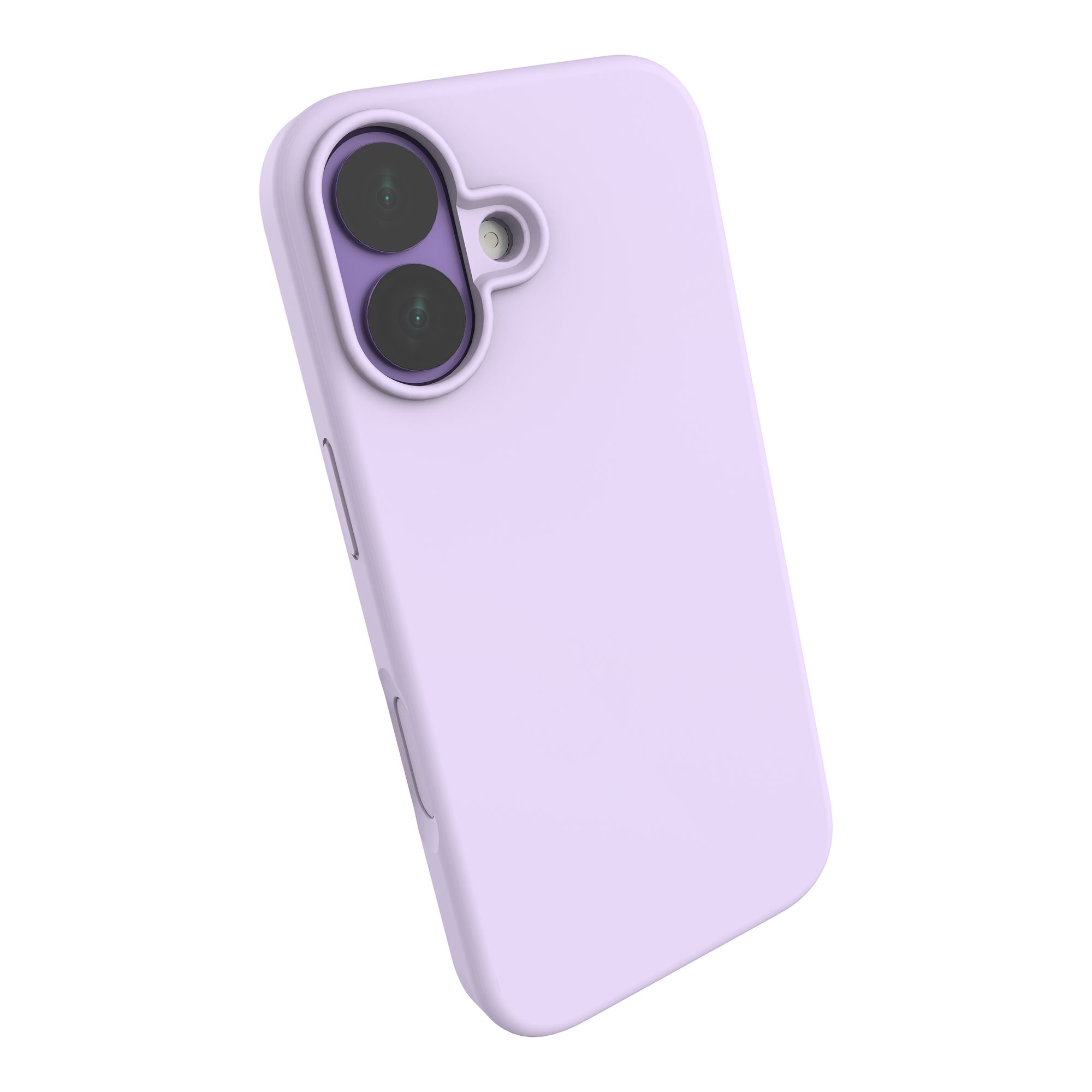 Coque souple silicone pour iPhone 17 AIR Lavande3