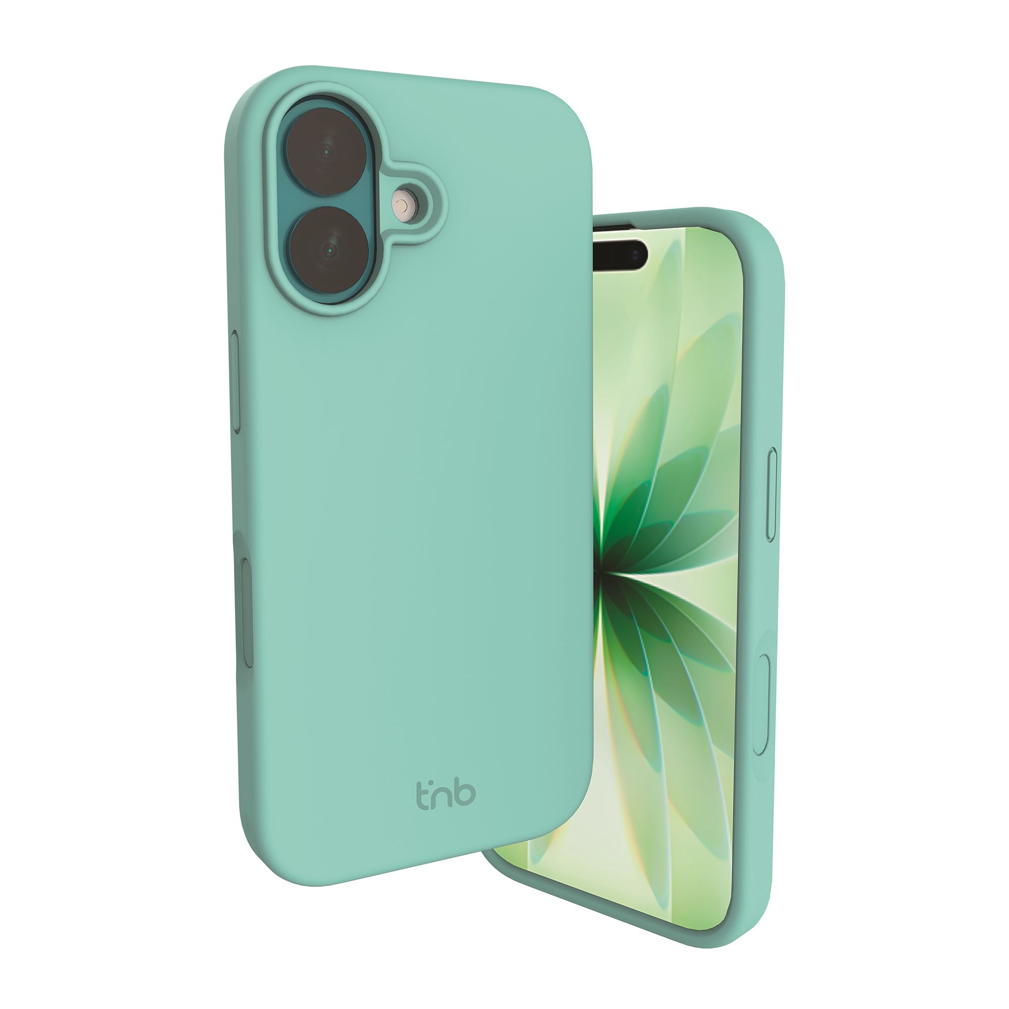 Coque de Protection Silicone Ultra-Douce pour iPhone 17 Vert menthe1