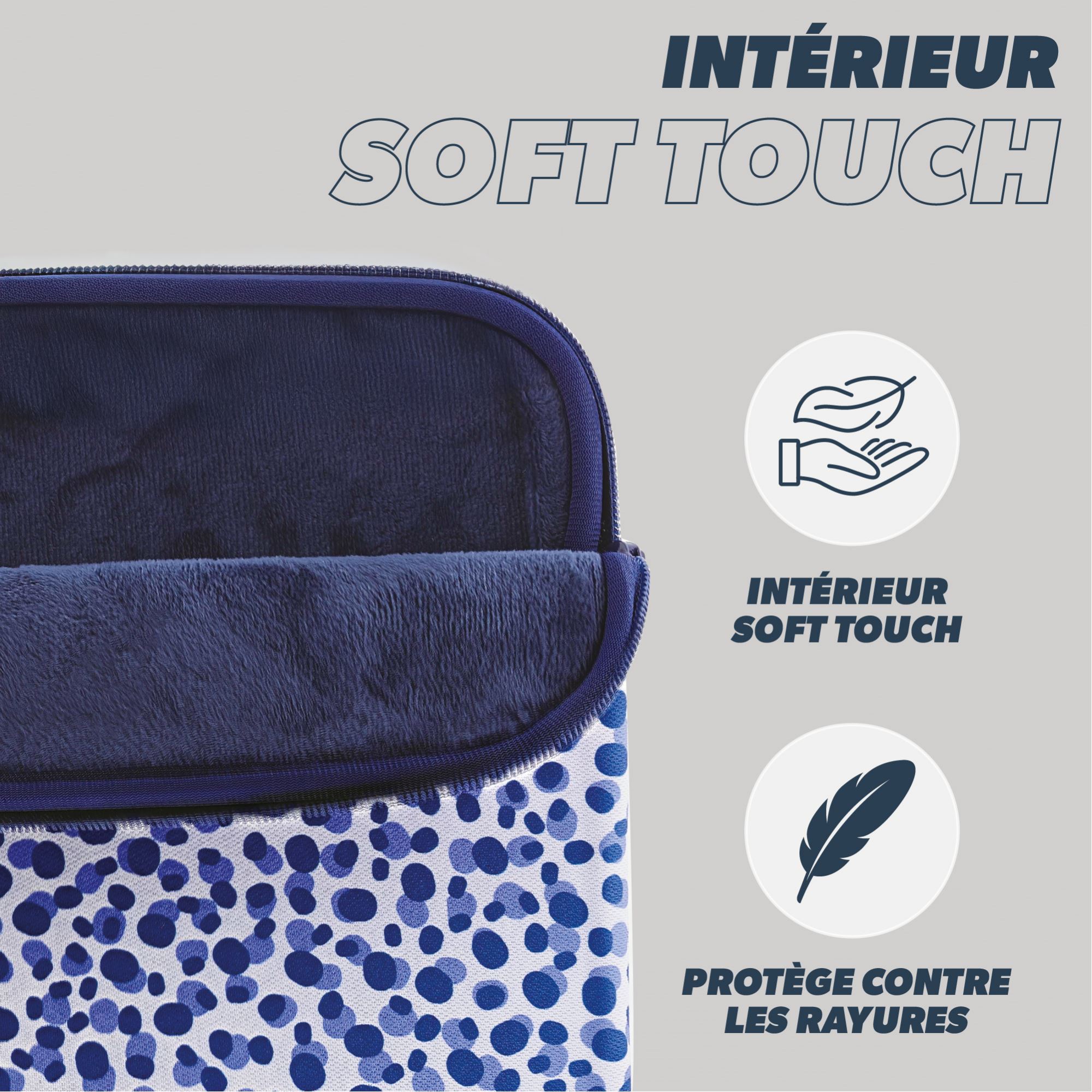 HOUSSE PC DESIGN EXCLUSIV BLUEBERRY 13-14''6