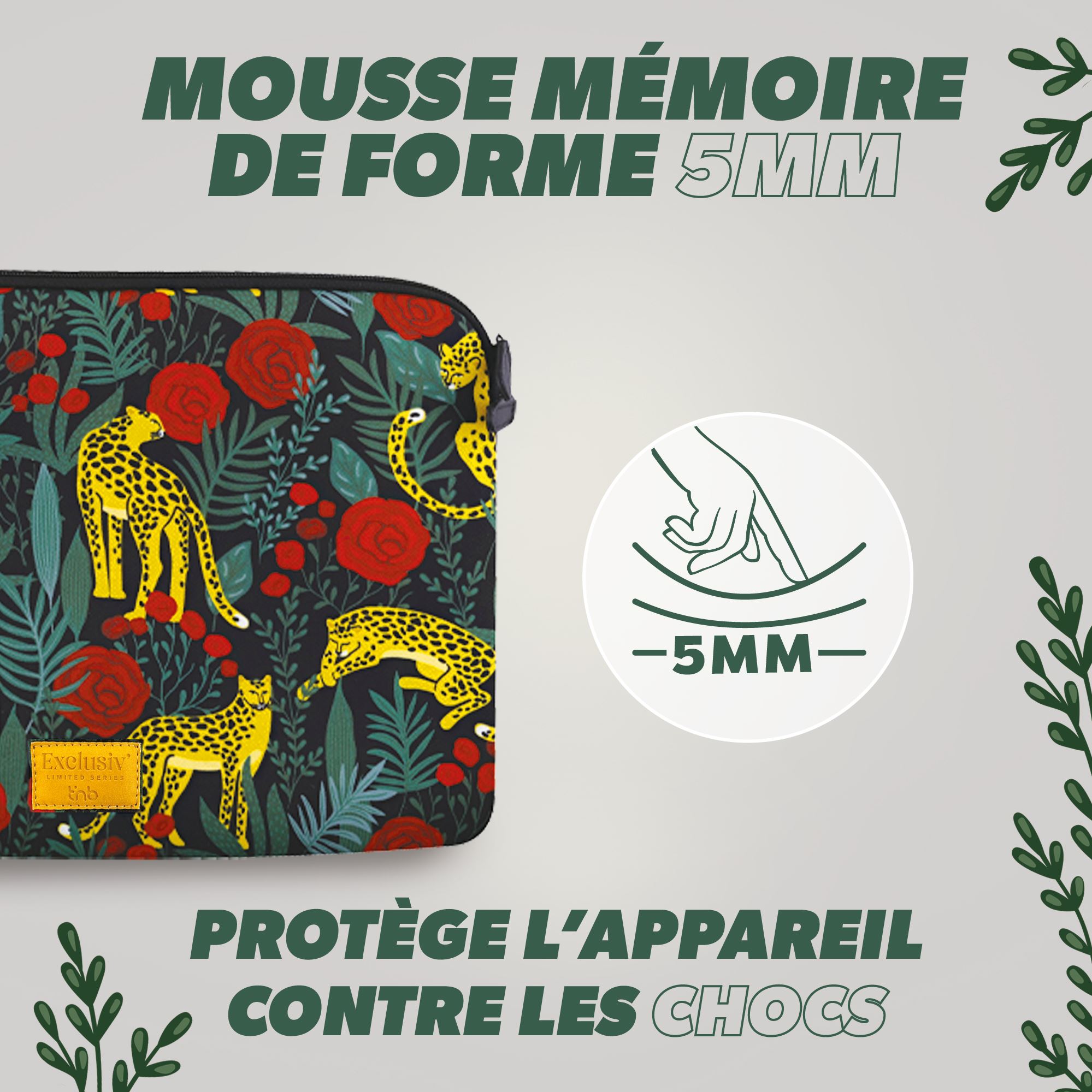HOUSSE PC DESIGN EXCLUSIV SAVANNA 13-14''5