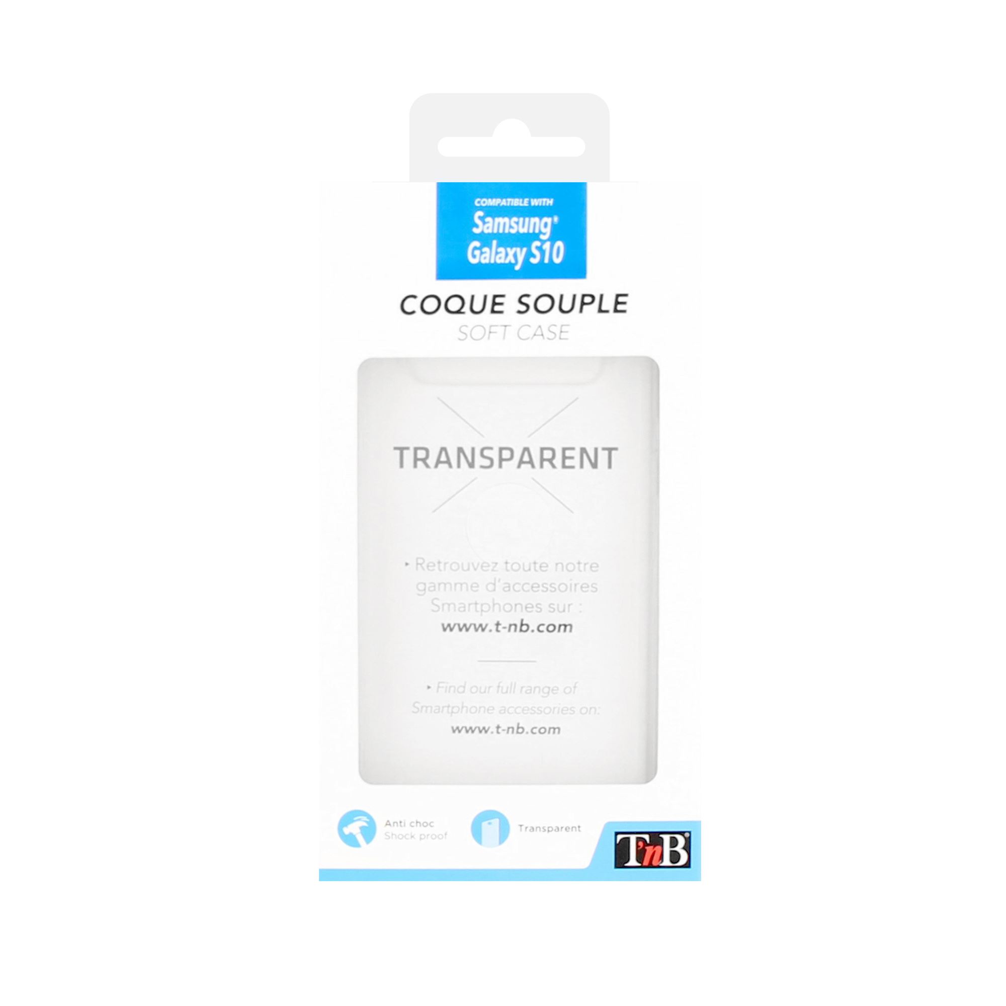 Coque souple transparente pour Samsung Galaxy S102