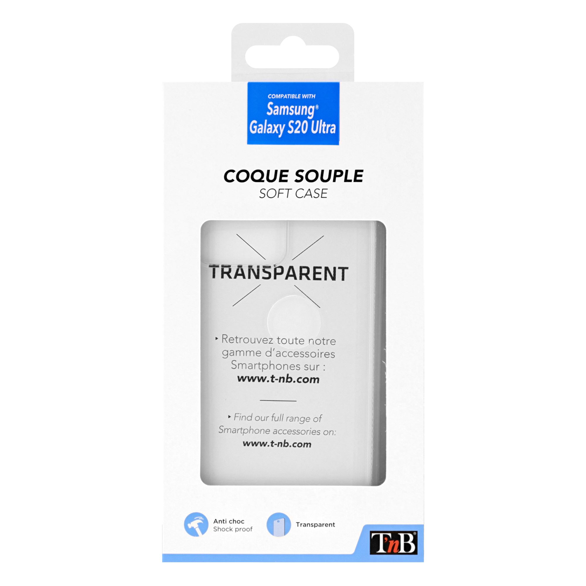 Coque souple transparente pour Samsung Galaxy S20 Ultra3