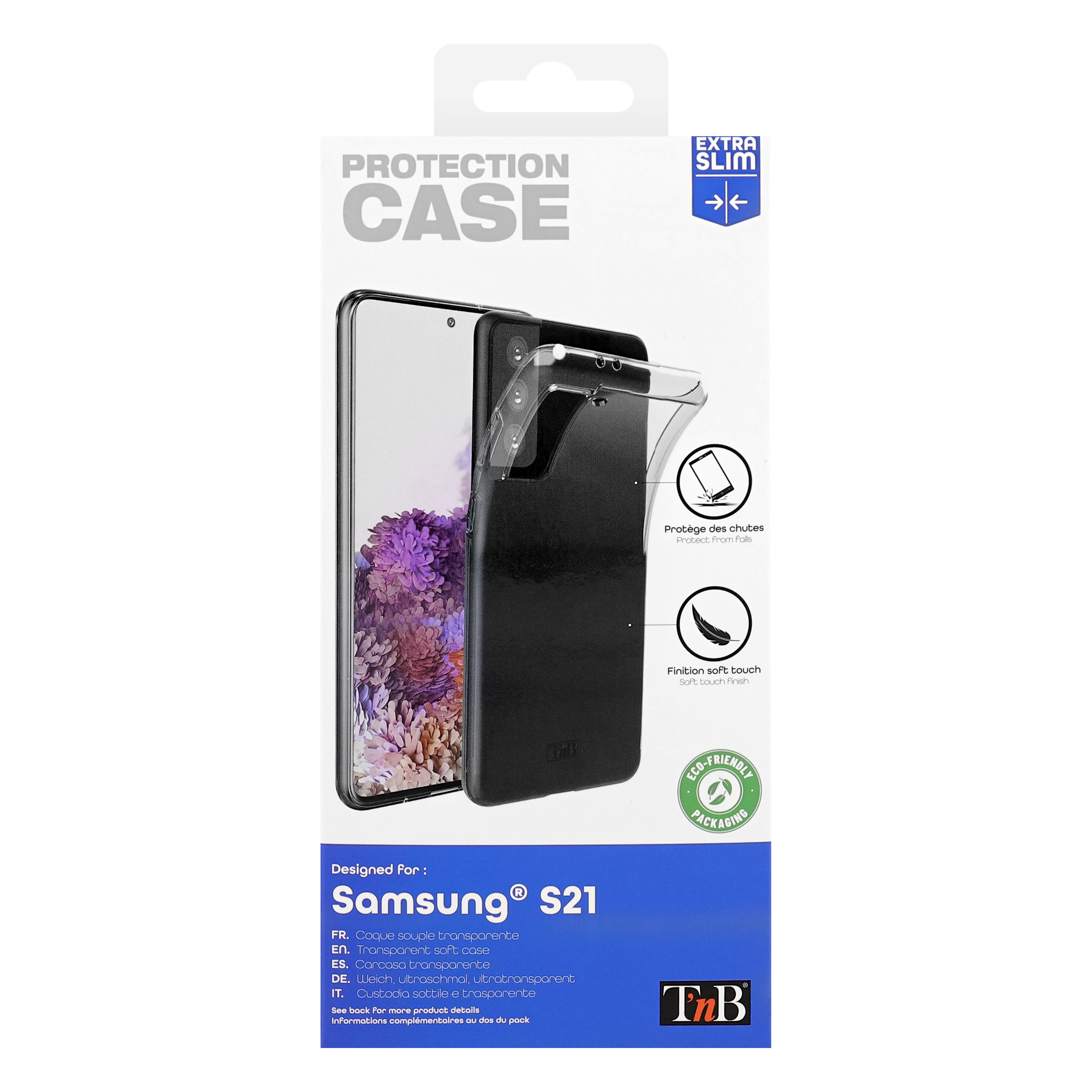 Coque souple transparente pour Samsung Galaxy S212