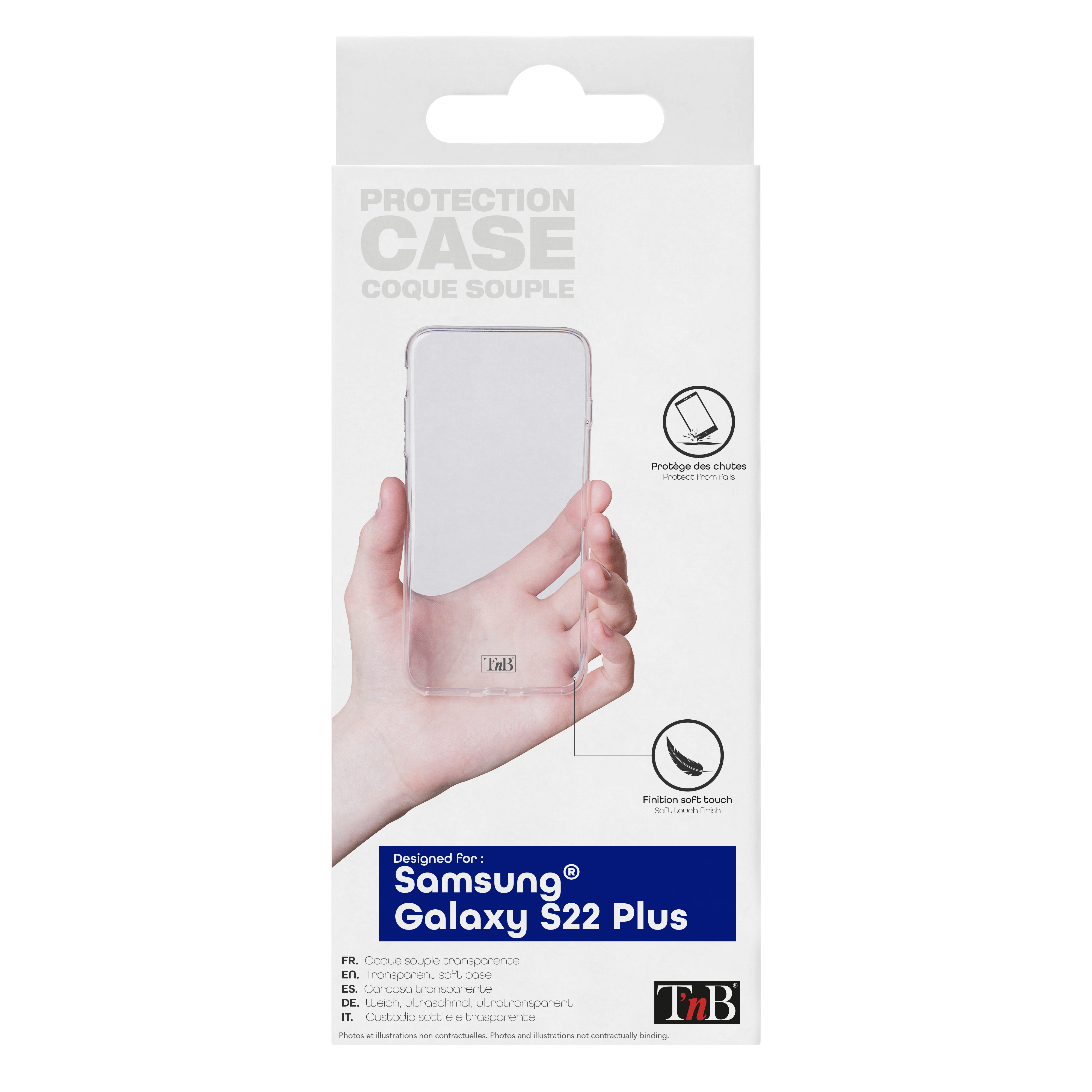 Funda blanda transparente para Samsung Galaxy S22 Plus2