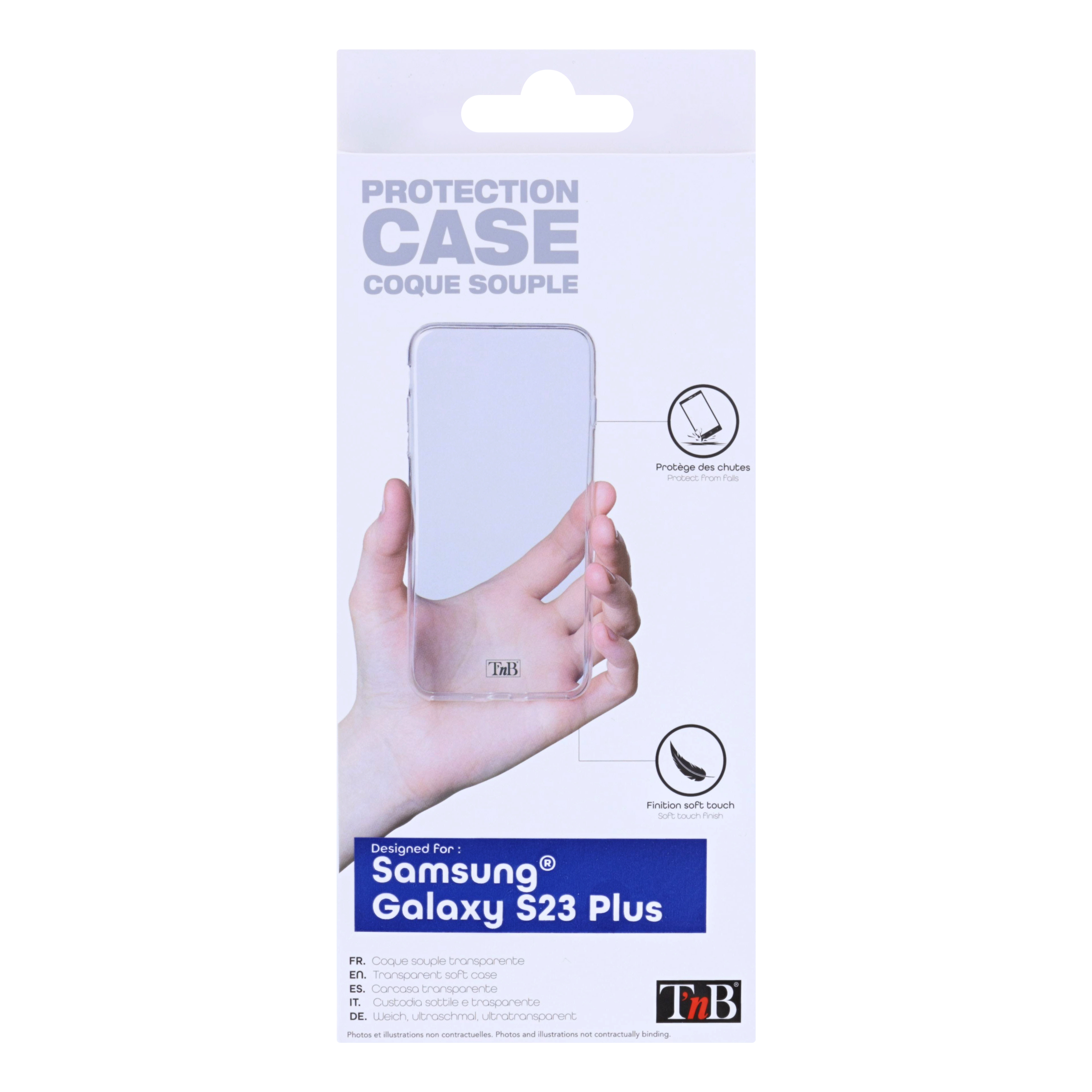 Funda blanda transparente para Samsung Galaxy S23 Plus3