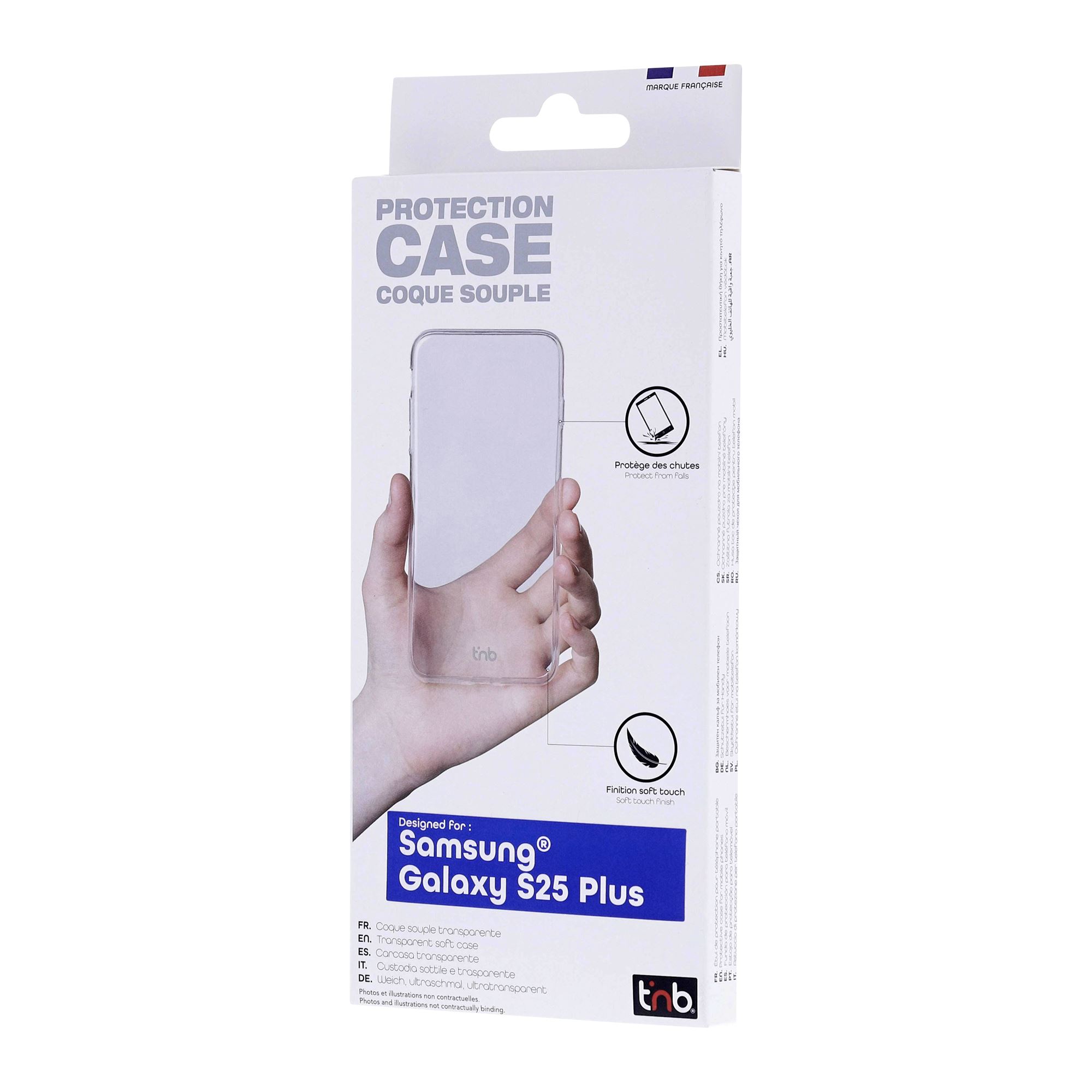Coque souple transparente pour Samsung Galaxy S25 Plus2
