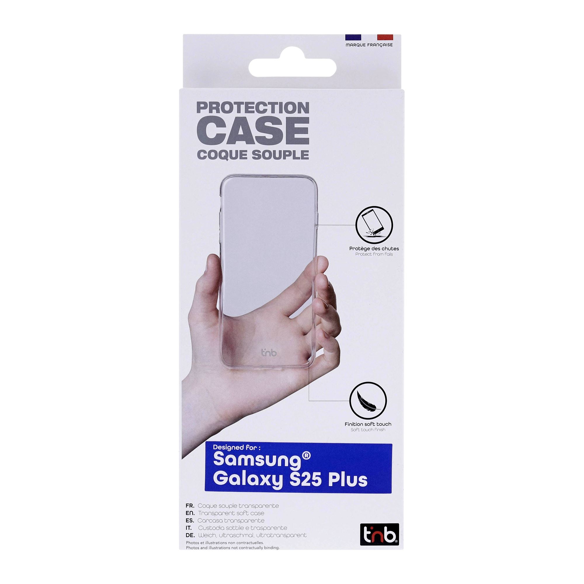 Coque souple transparente pour Samsung Galaxy S25 Plus3