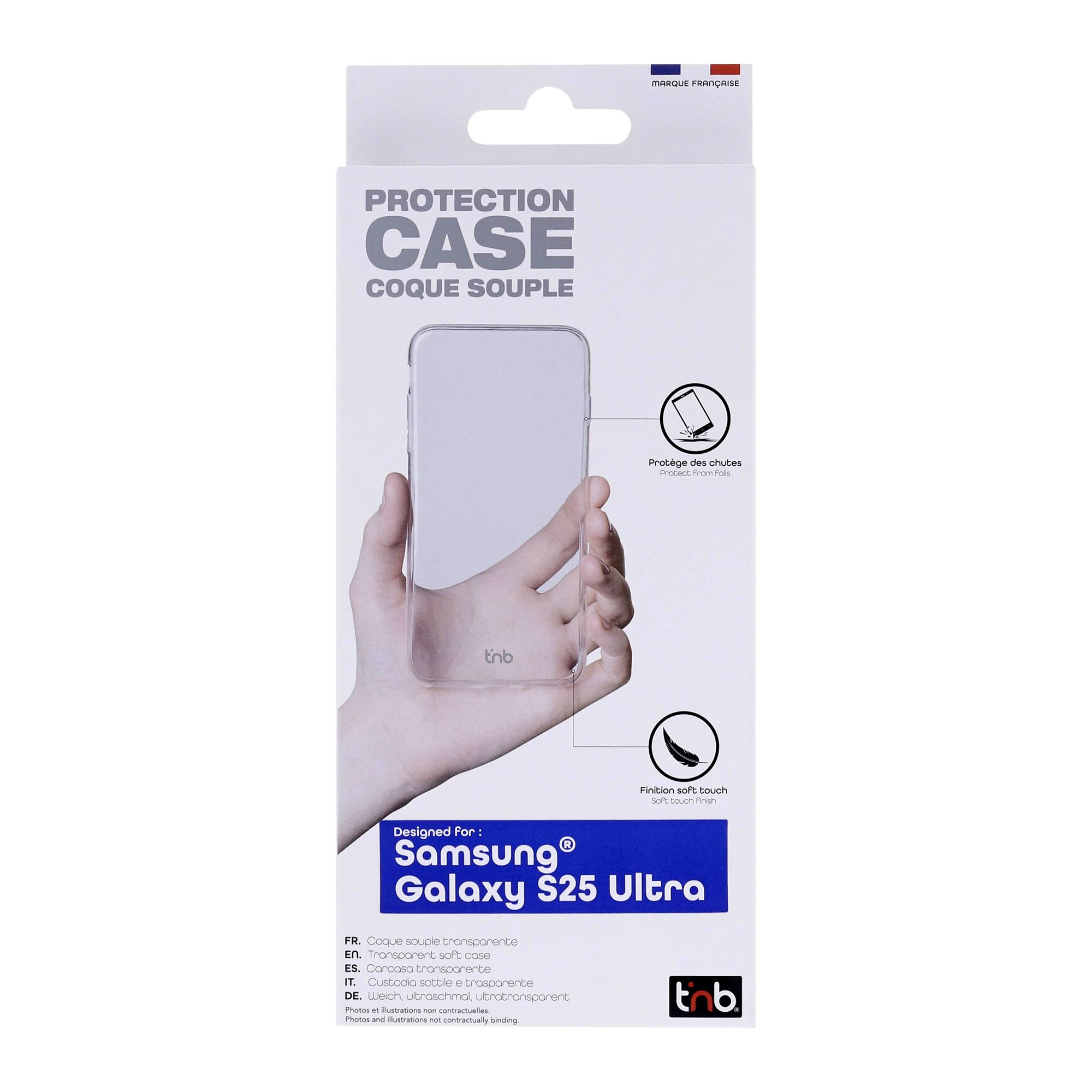 Transparent soft case for Samsung Galaxy S25 Ultra3