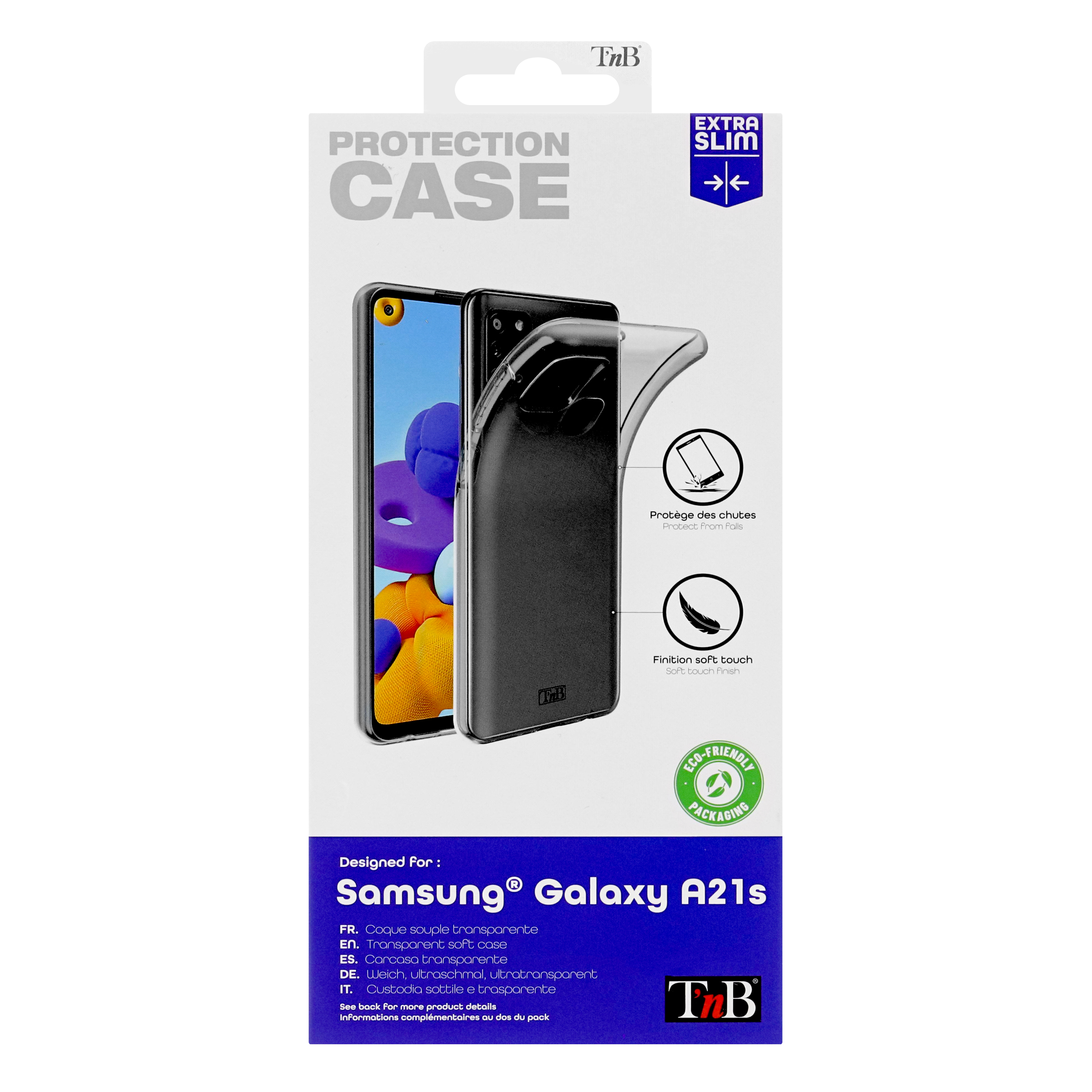 Transparent soft case for Samsung Galaxy A21s4