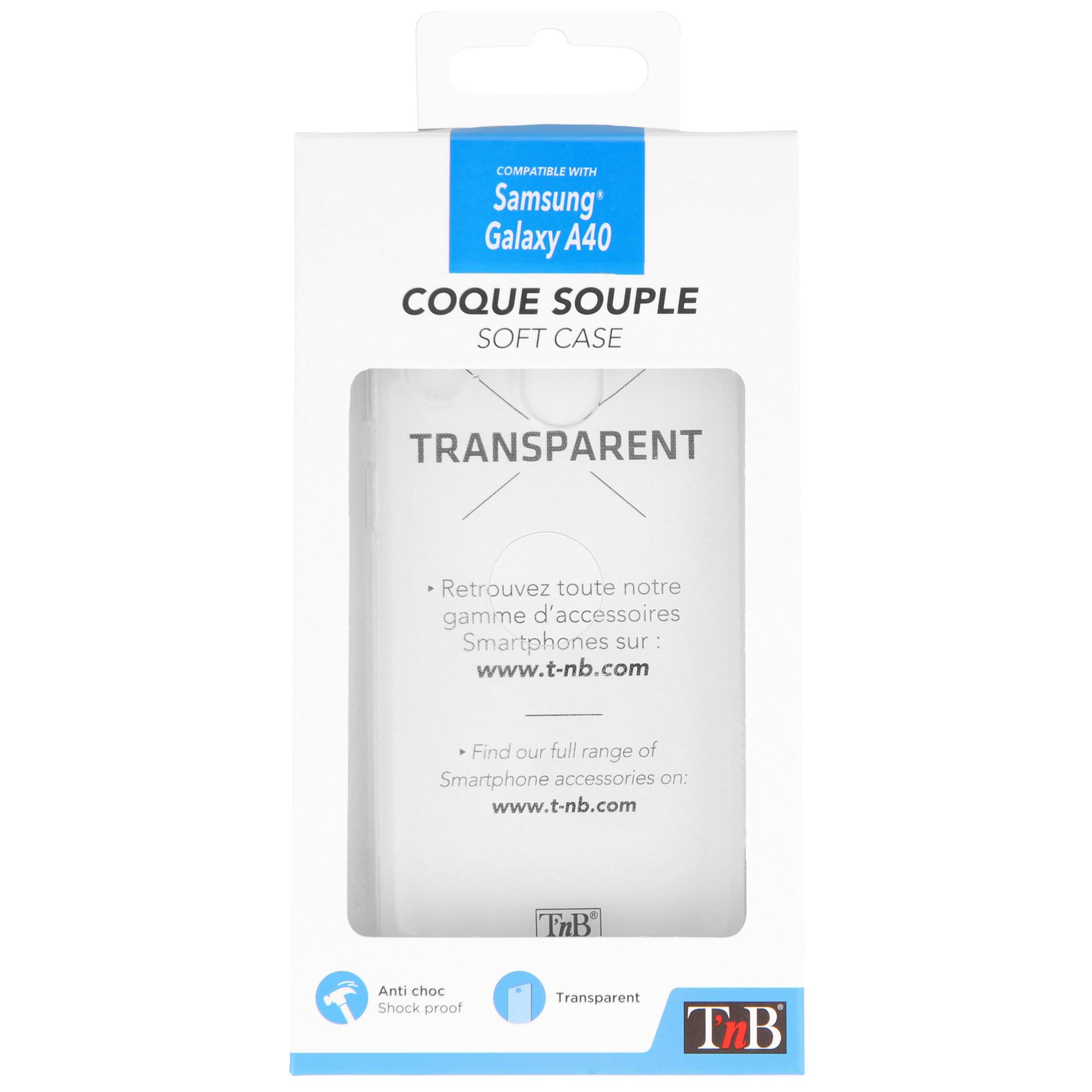 Coque souple transparente pour Samsung Galaxy A402