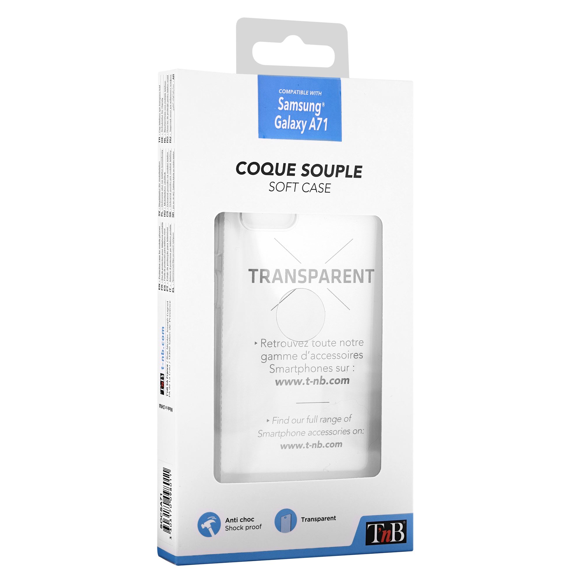 Funda blanda transparente para Samsung Galaxy A712