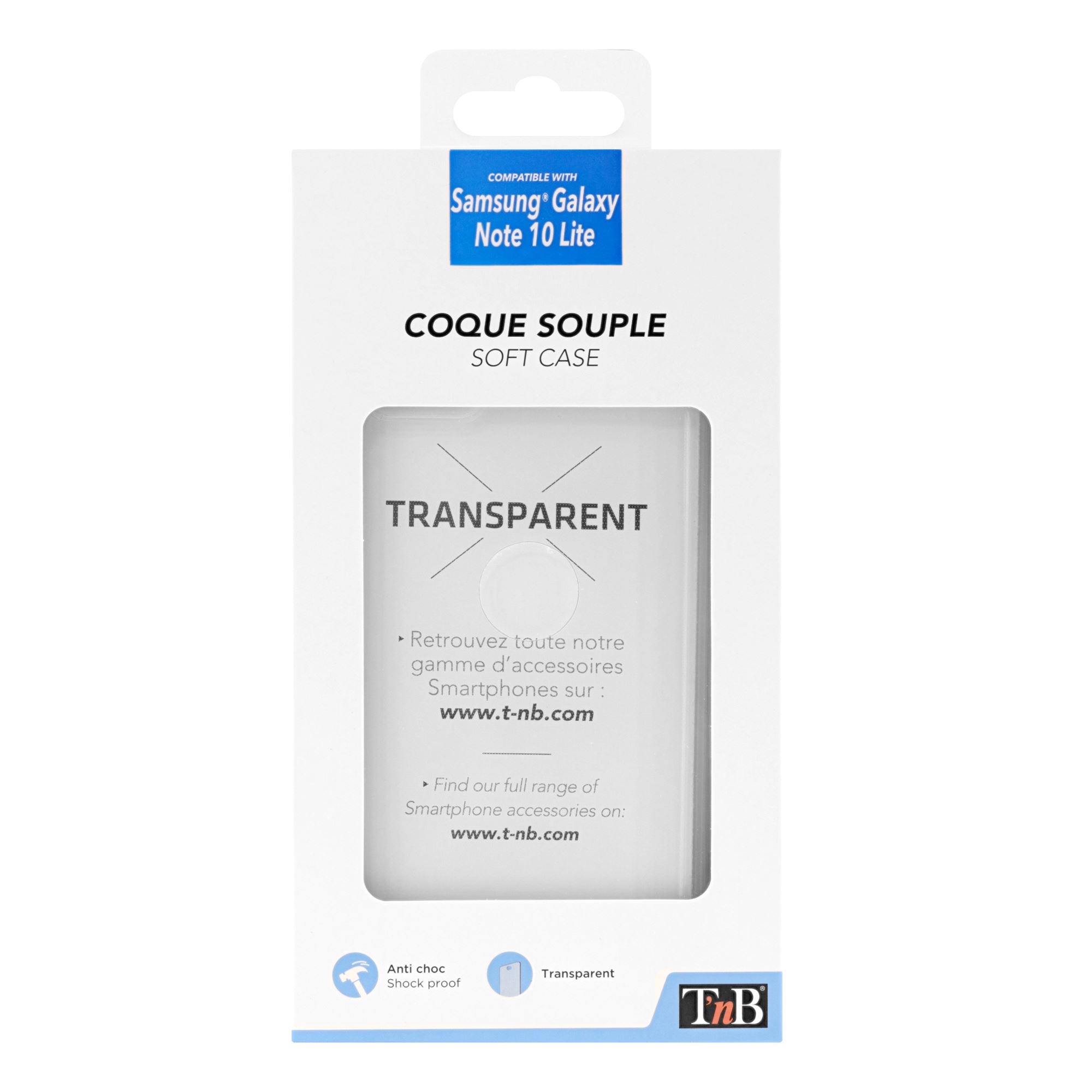 Coque souple transparente pour Samsung Galaxy Note 10 Lite3