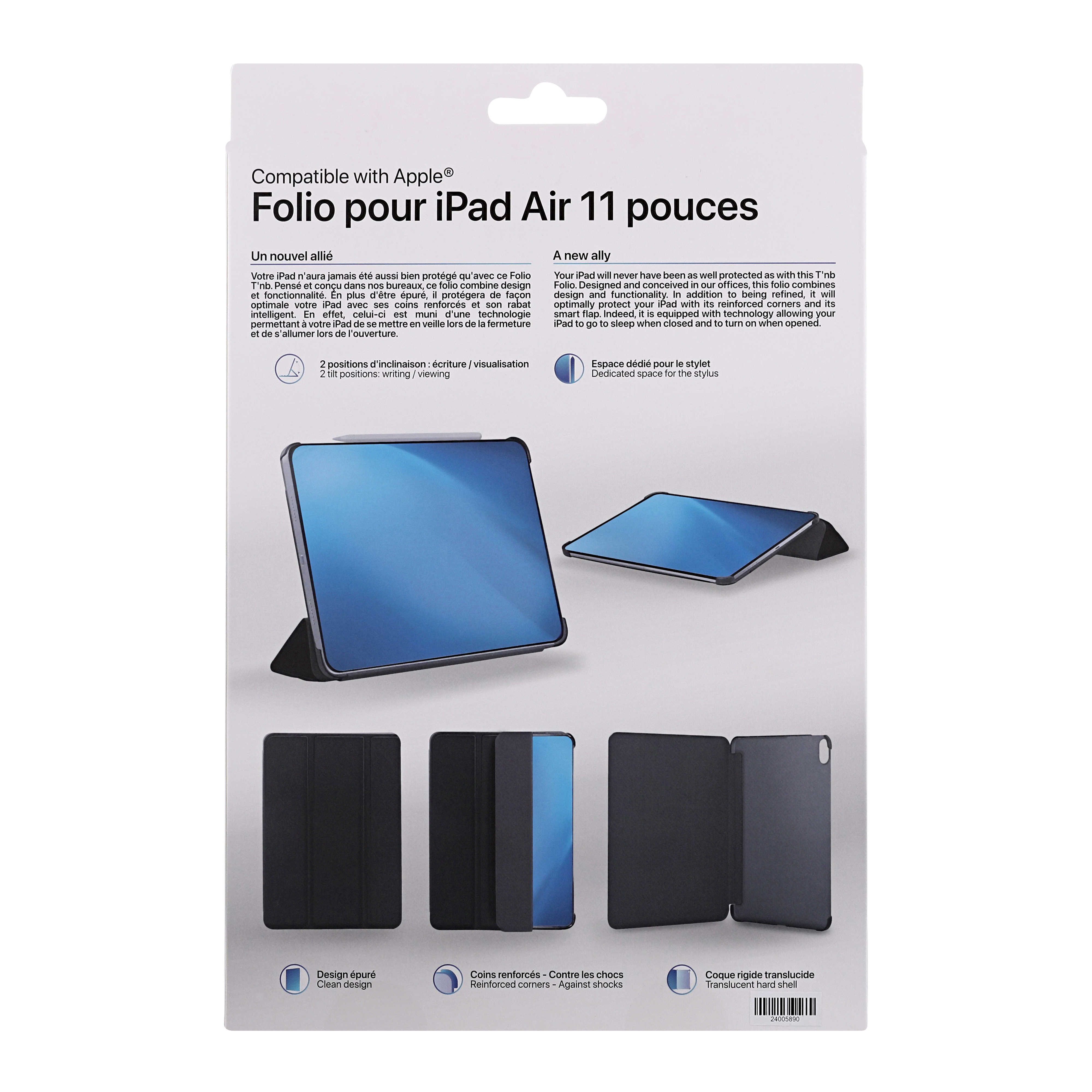 Funda tipo folio para tableta iPad Air M2 de 11 pulgadas5