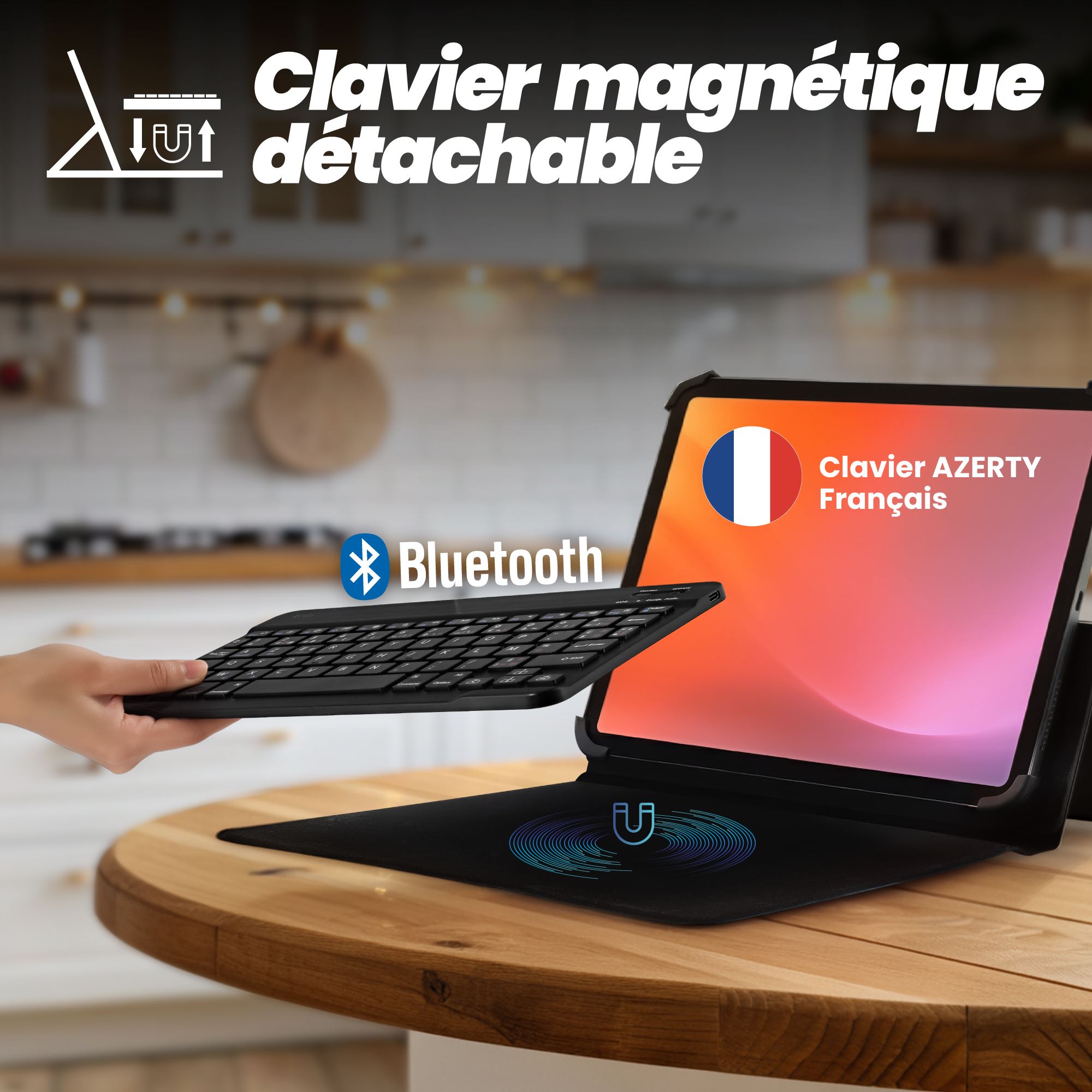 Folio Magnetic Keyboard Tablet 10-11''3